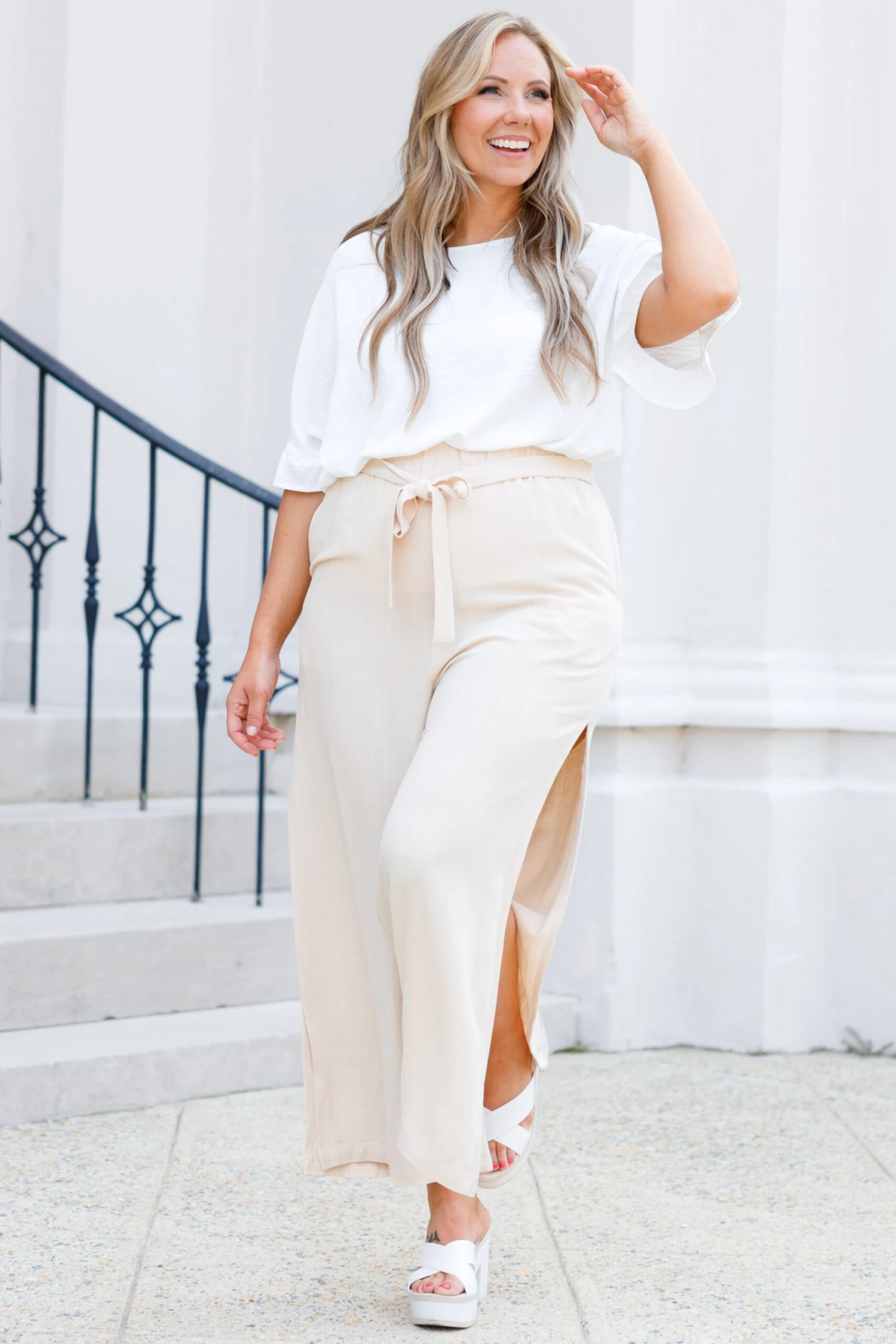 Be Free Pants, Oatmeal 4 Be Free Pants, Oatmeal - Image 4