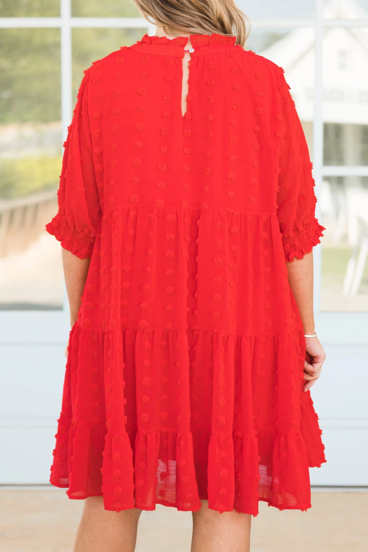 Be My Guide Dress, Tomato 5 Be My Guide Dress, Tomato - Image 5