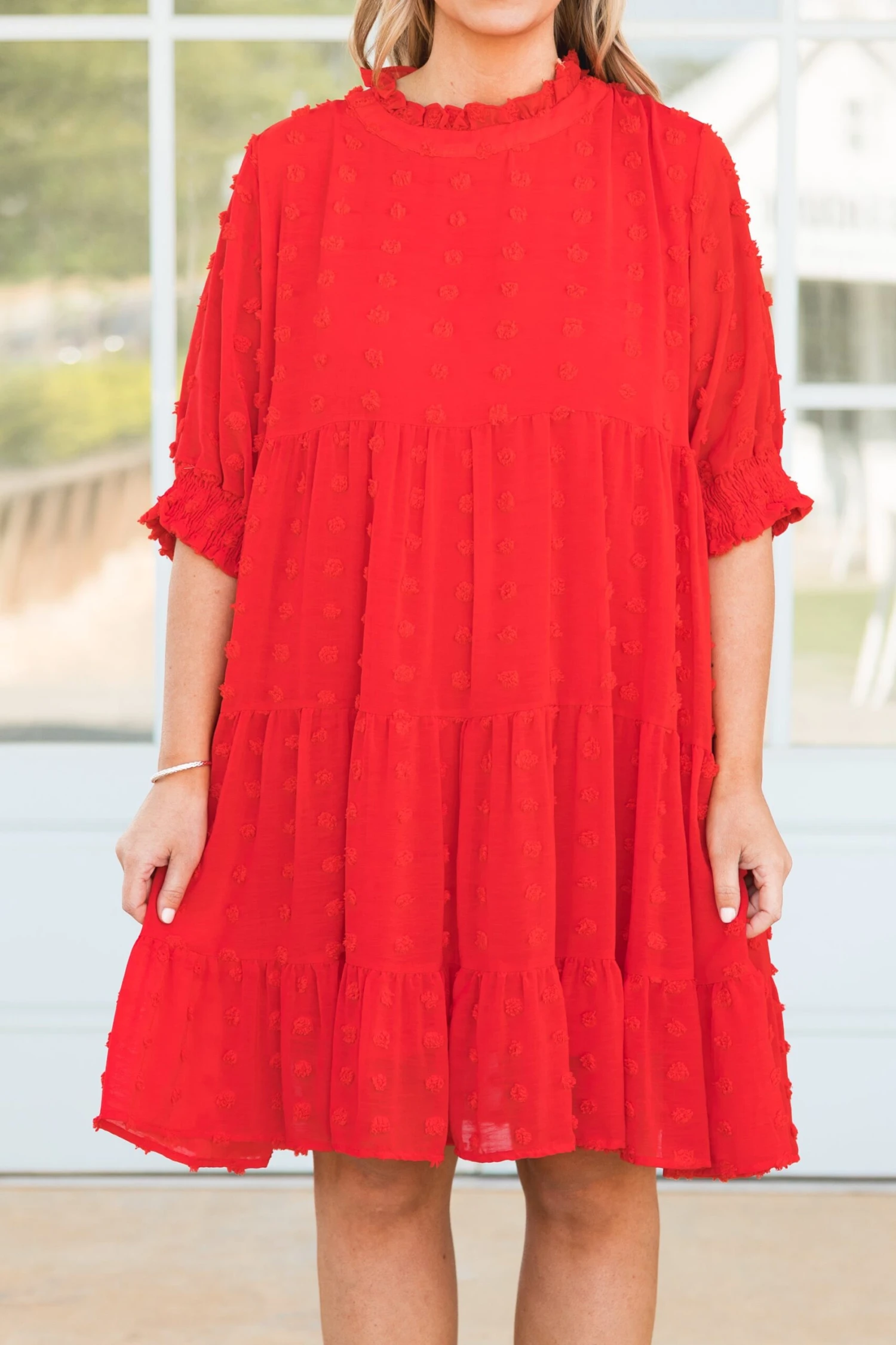 Be My Guide Dress, Tomato 4 Be My Guide Dress, Tomato - Image 4