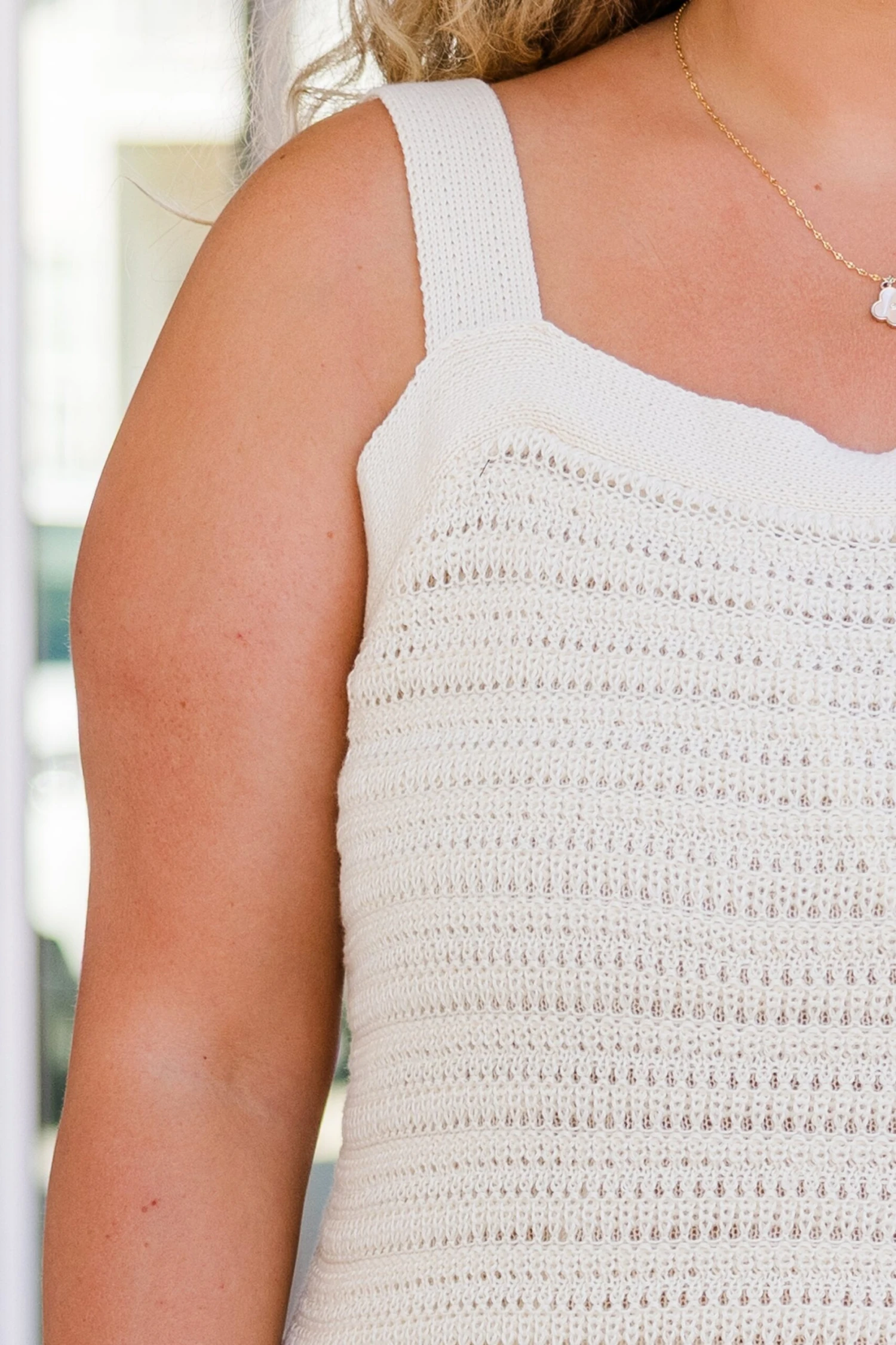 Beachy And Boho Tank, Natural 5 Beachy And Boho Tank, Natural - Image 5