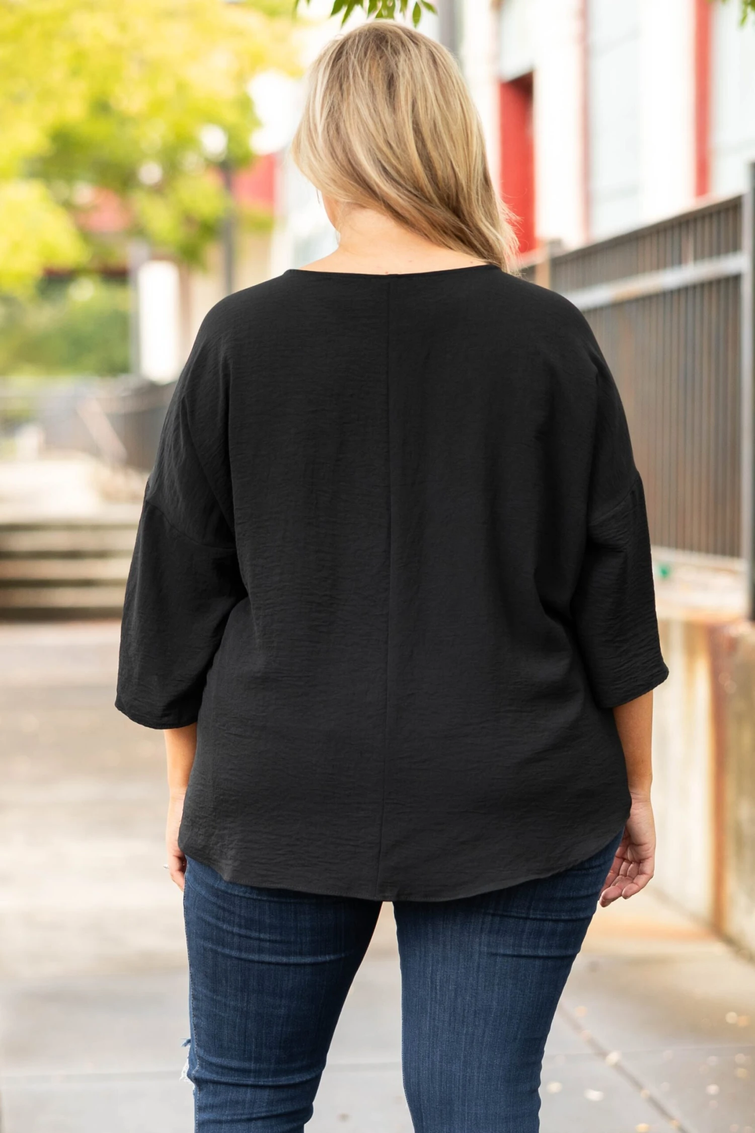 Beautiful Smile Top, Black 5 Beautiful Smile Top, Black - Image 5