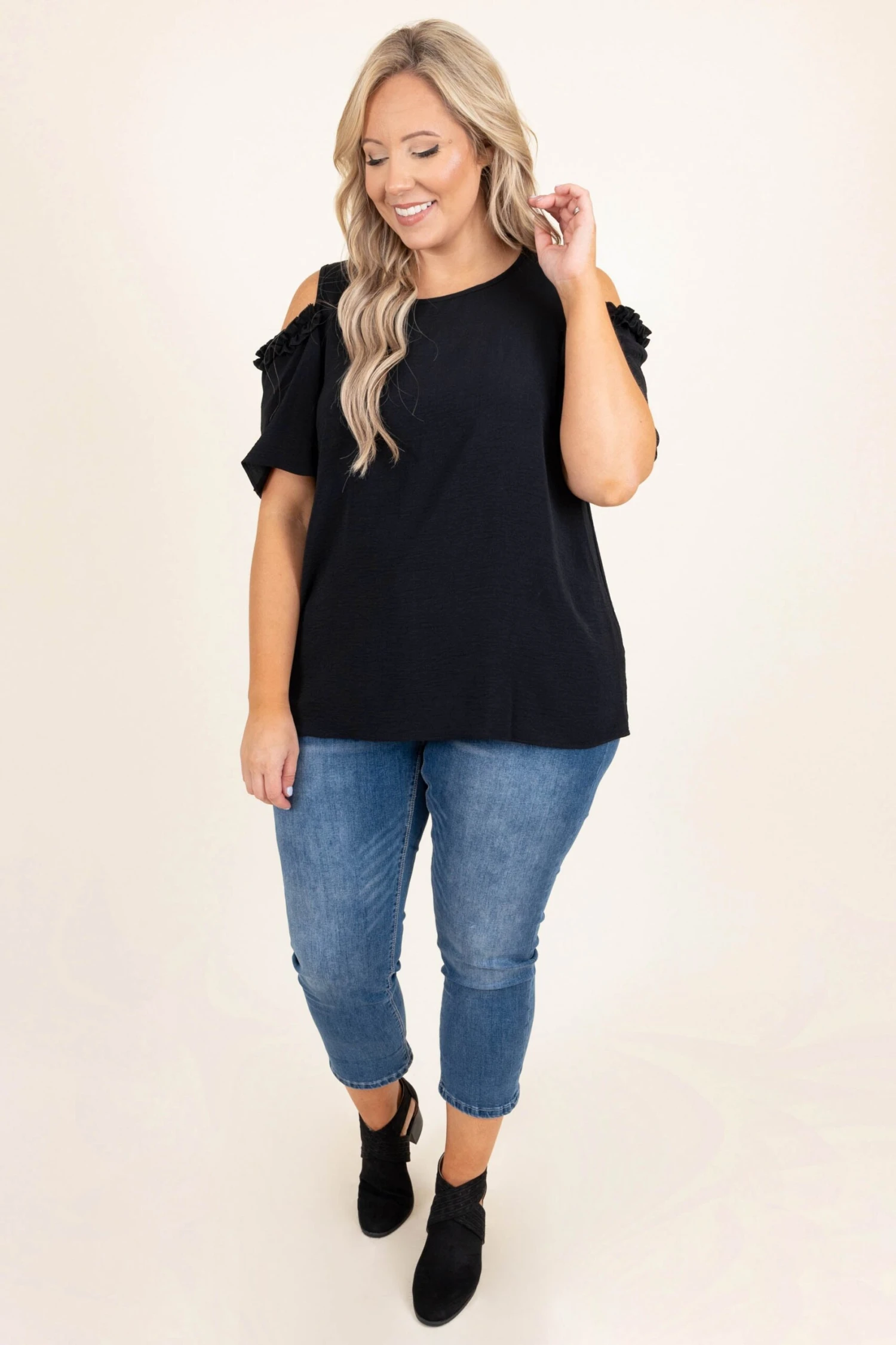 Beauty And Better Top, Black 2 Beauty And Better Top, Black - Image 2