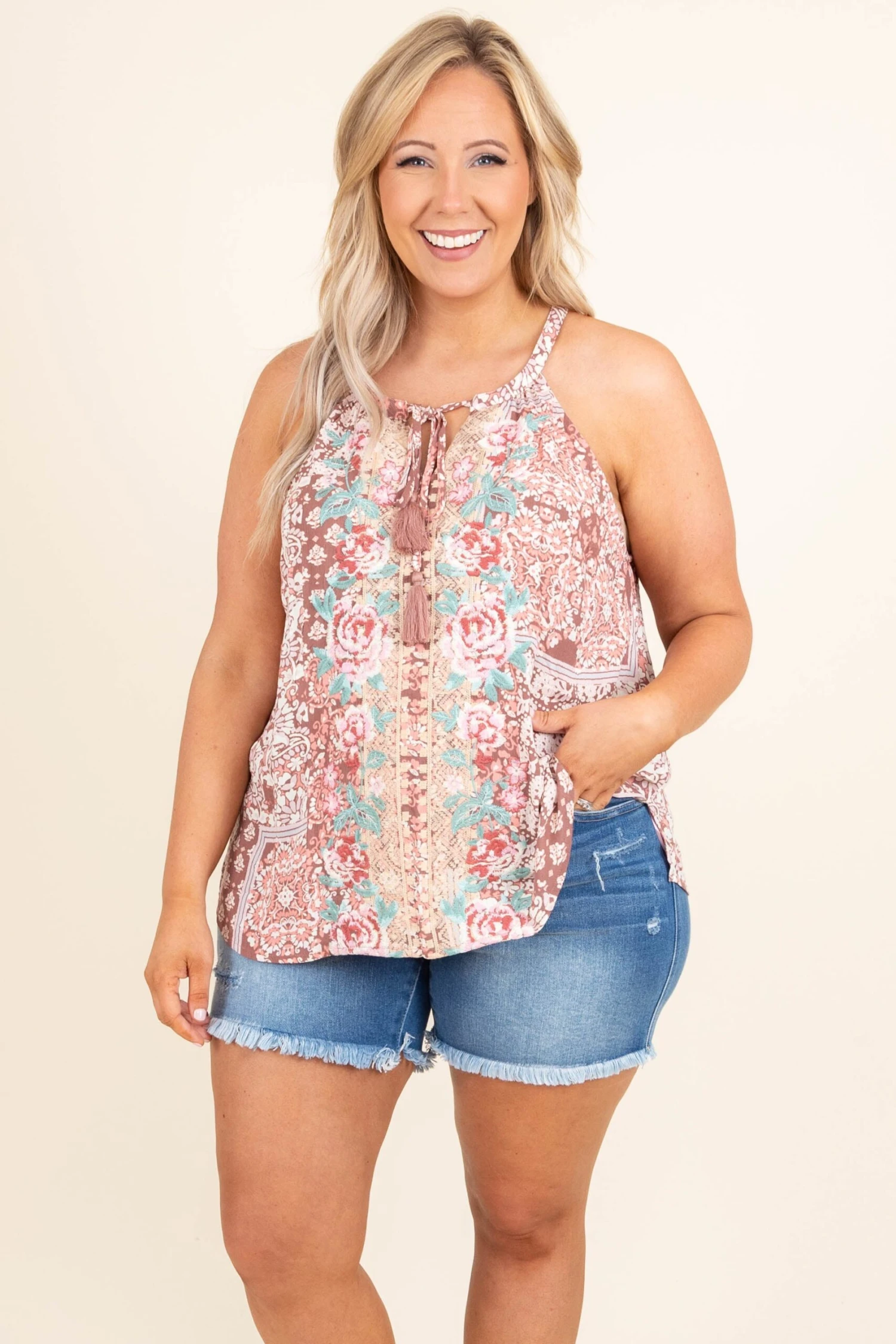 Beauty With Ease Top, Mauve 1 Beauty With Ease Top, Mauve