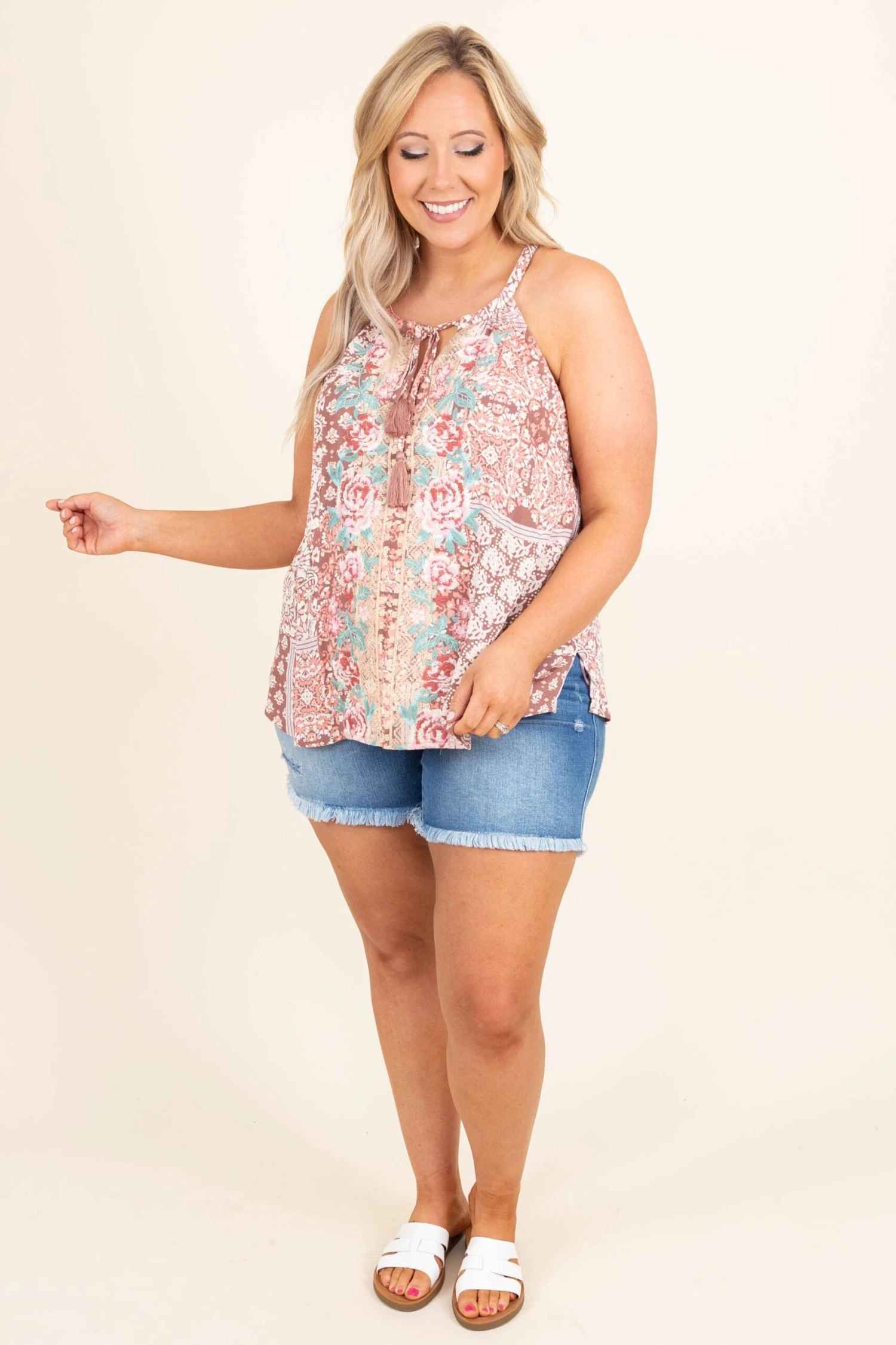 Beauty With Ease Top, Mauve 3 Beauty With Ease Top, Mauve - Image 3