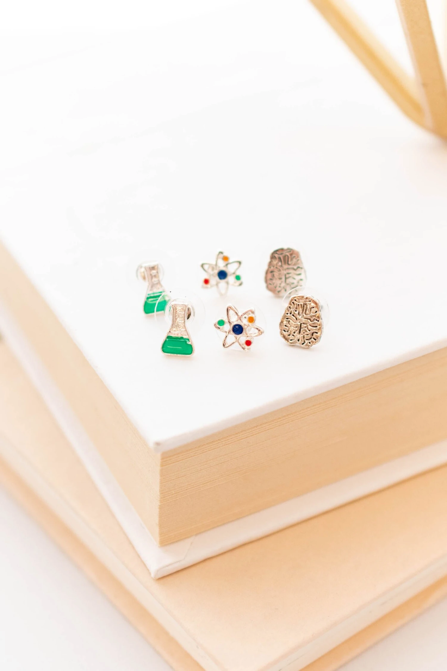 Because Of Science Earrings, Silver 1 Because Of Science Earrings, Silver