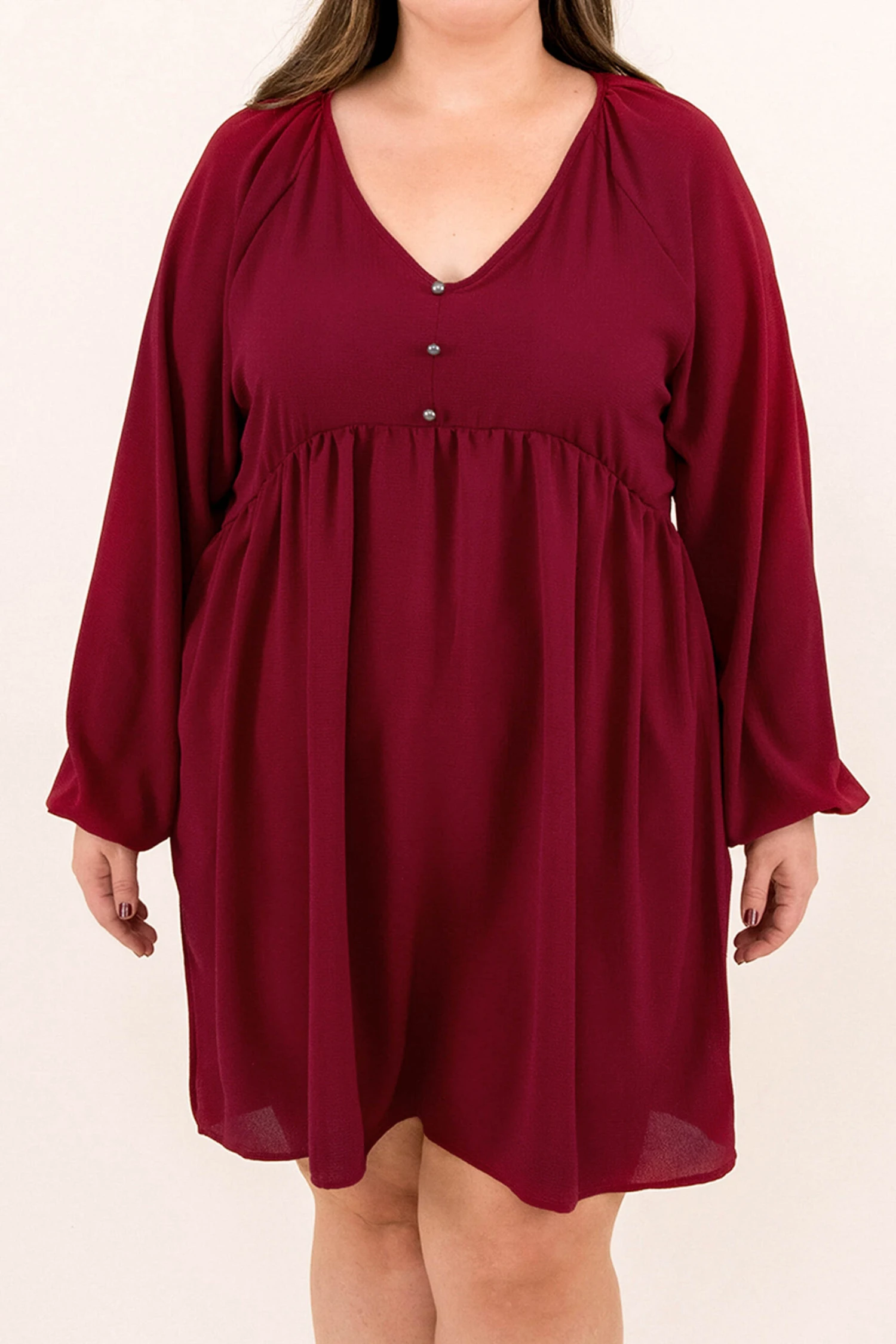 Before I Let Go Dress, Burgundy 4 Before I Let Go Dress, Burgundy - Image 4