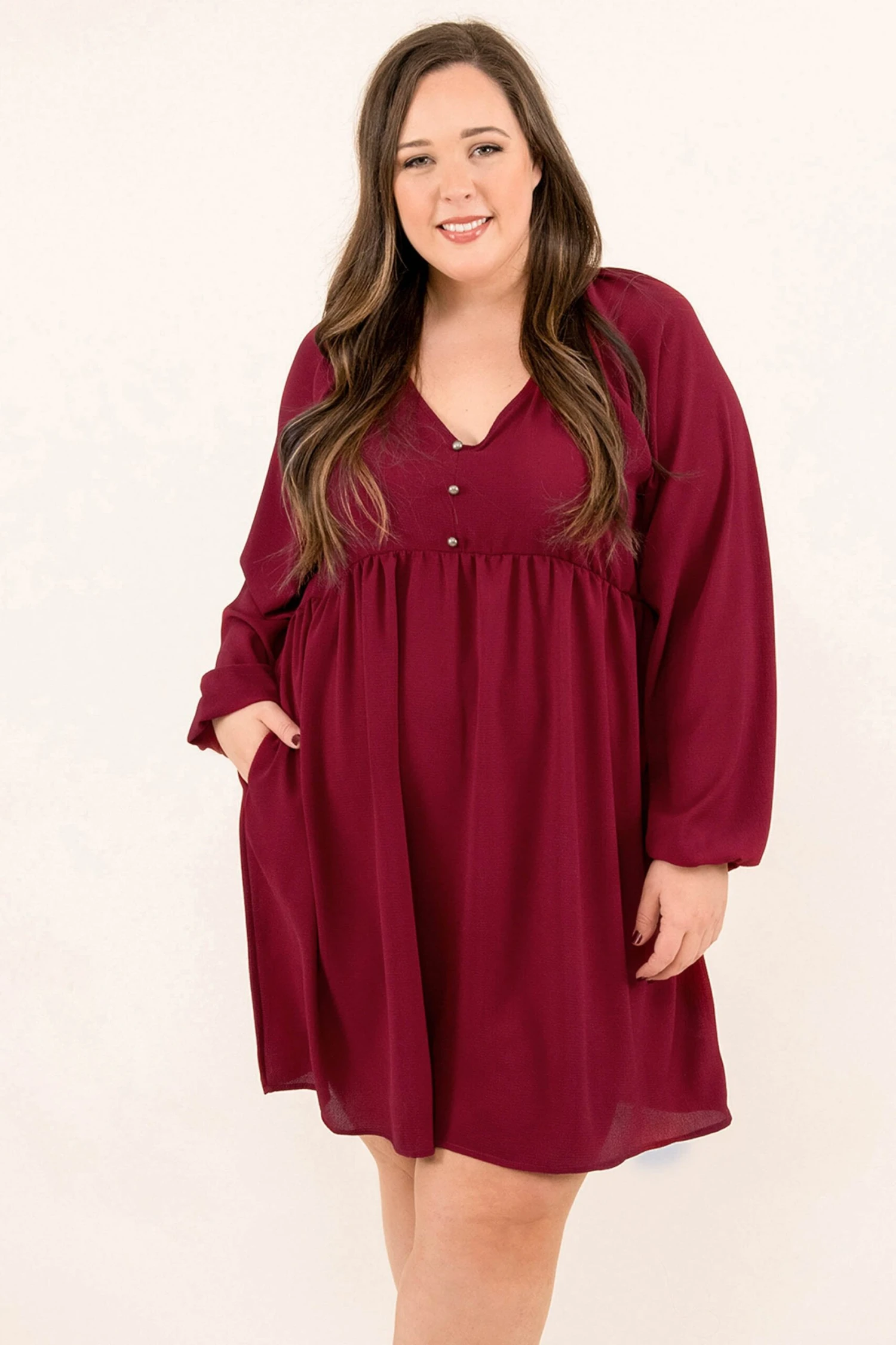 Before I Let Go Dress, Burgundy 1 Before I Let Go Dress, Burgundy