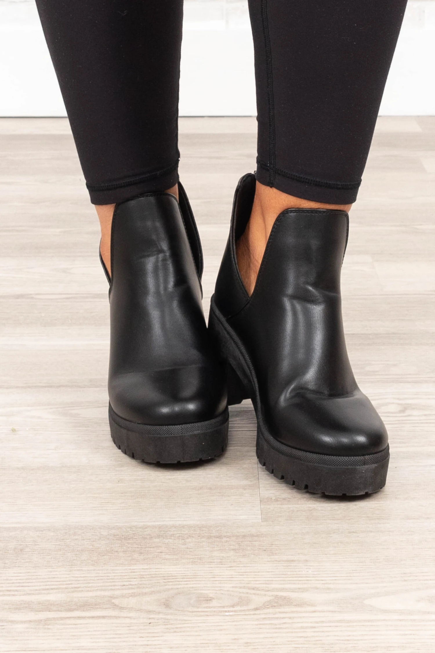 Big Steps Booties, Black 2 Big Steps Booties, Black - Image 2