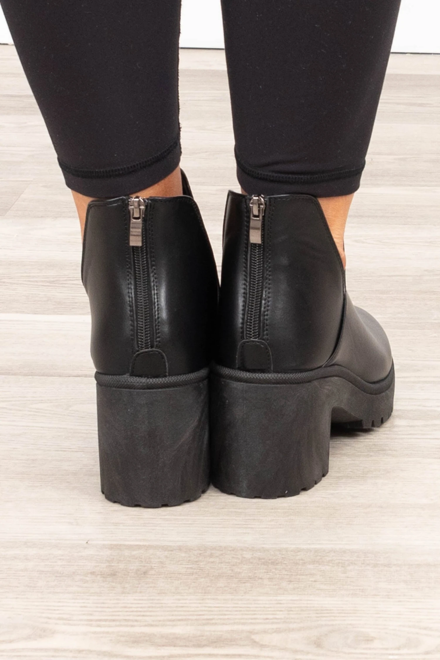 Big Steps Booties, Black 5 Big Steps Booties, Black - Image 5