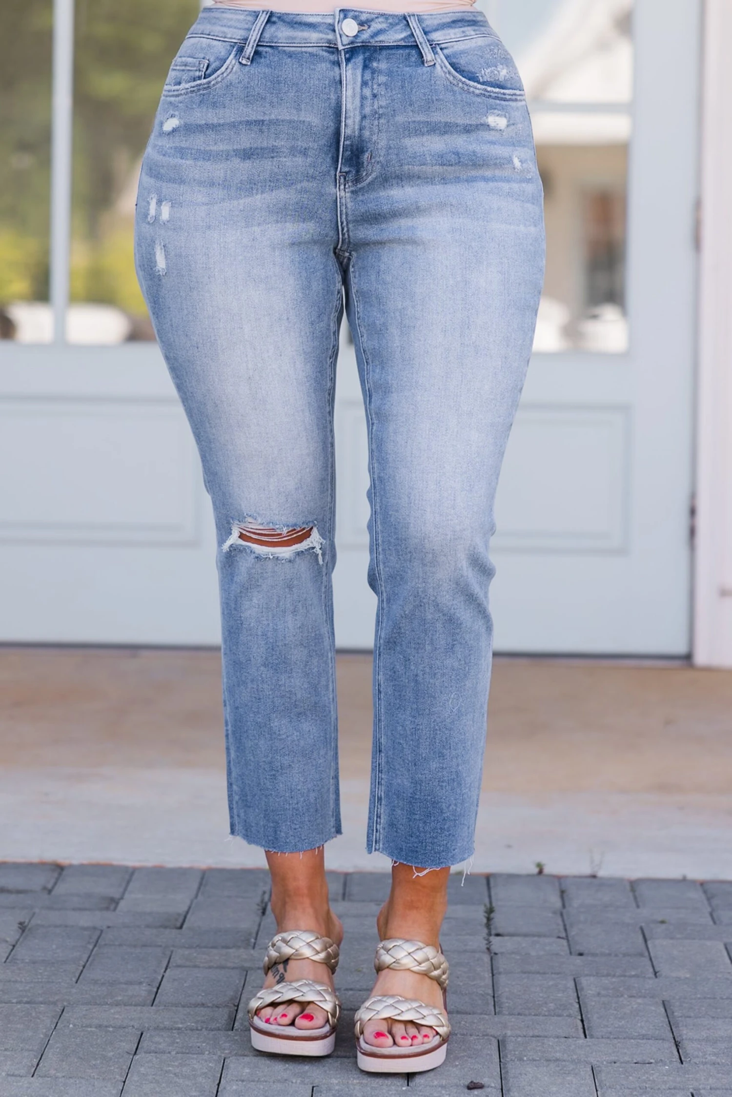 Bluebell Bliss Jeans, Medium Wash 4 Bluebell Bliss Jeans, Medium Wash - Image 4