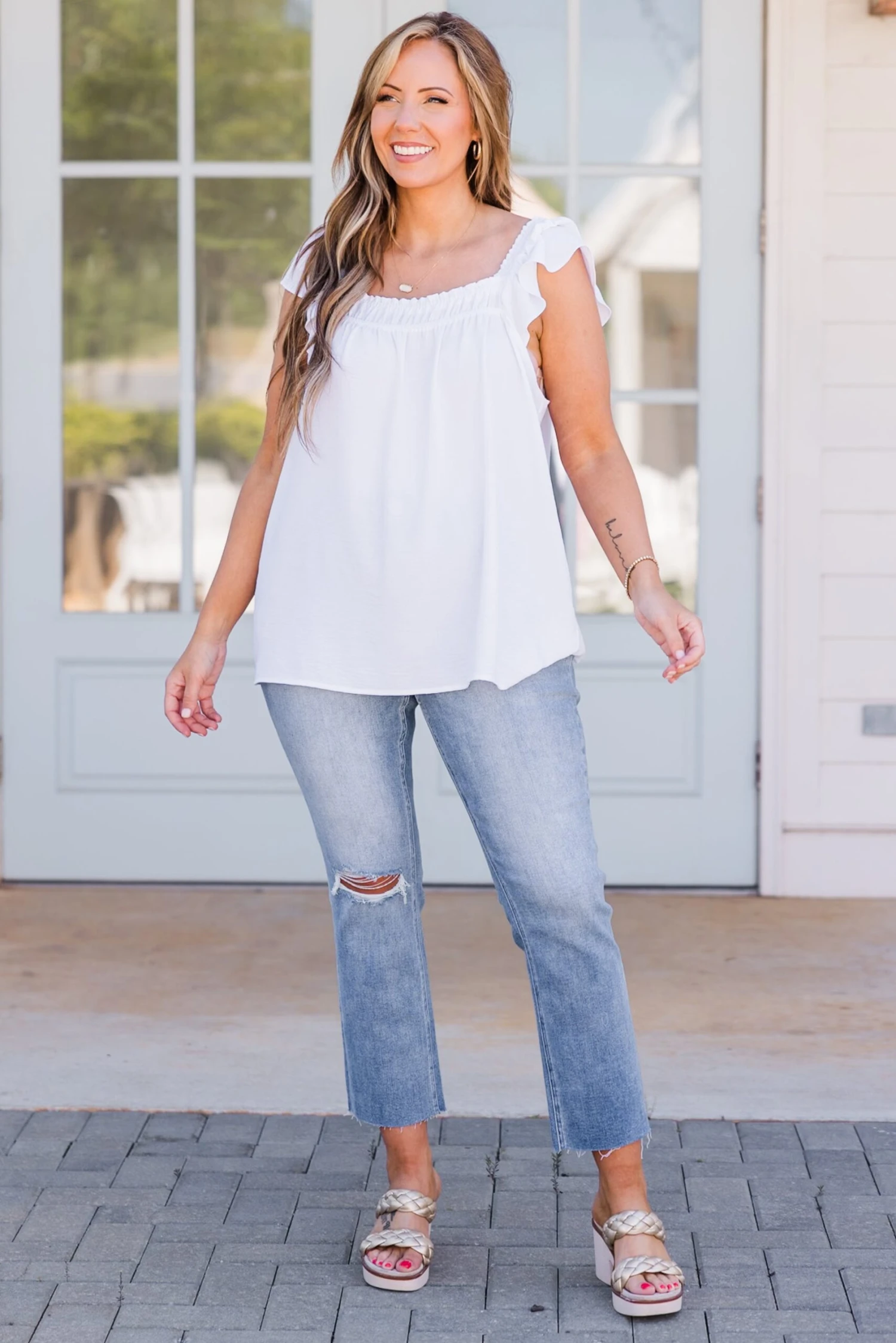 Bluebell Bliss Jeans, Medium Wash 7 Bluebell Bliss Jeans, Medium Wash - Image 7