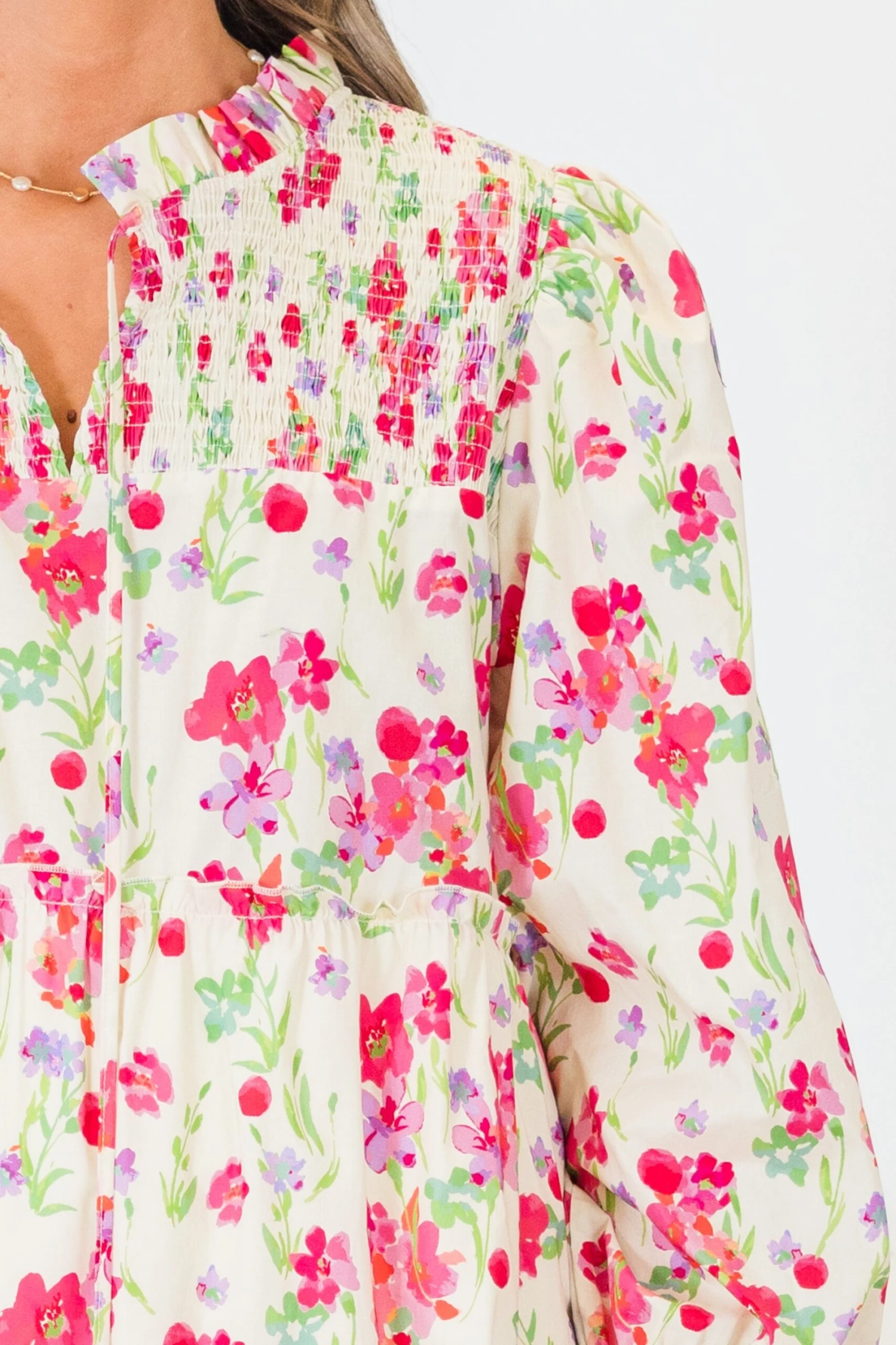 Blush In The Spring Dress, Pink 4 Blush In The Spring Dress, Pink - Image 4