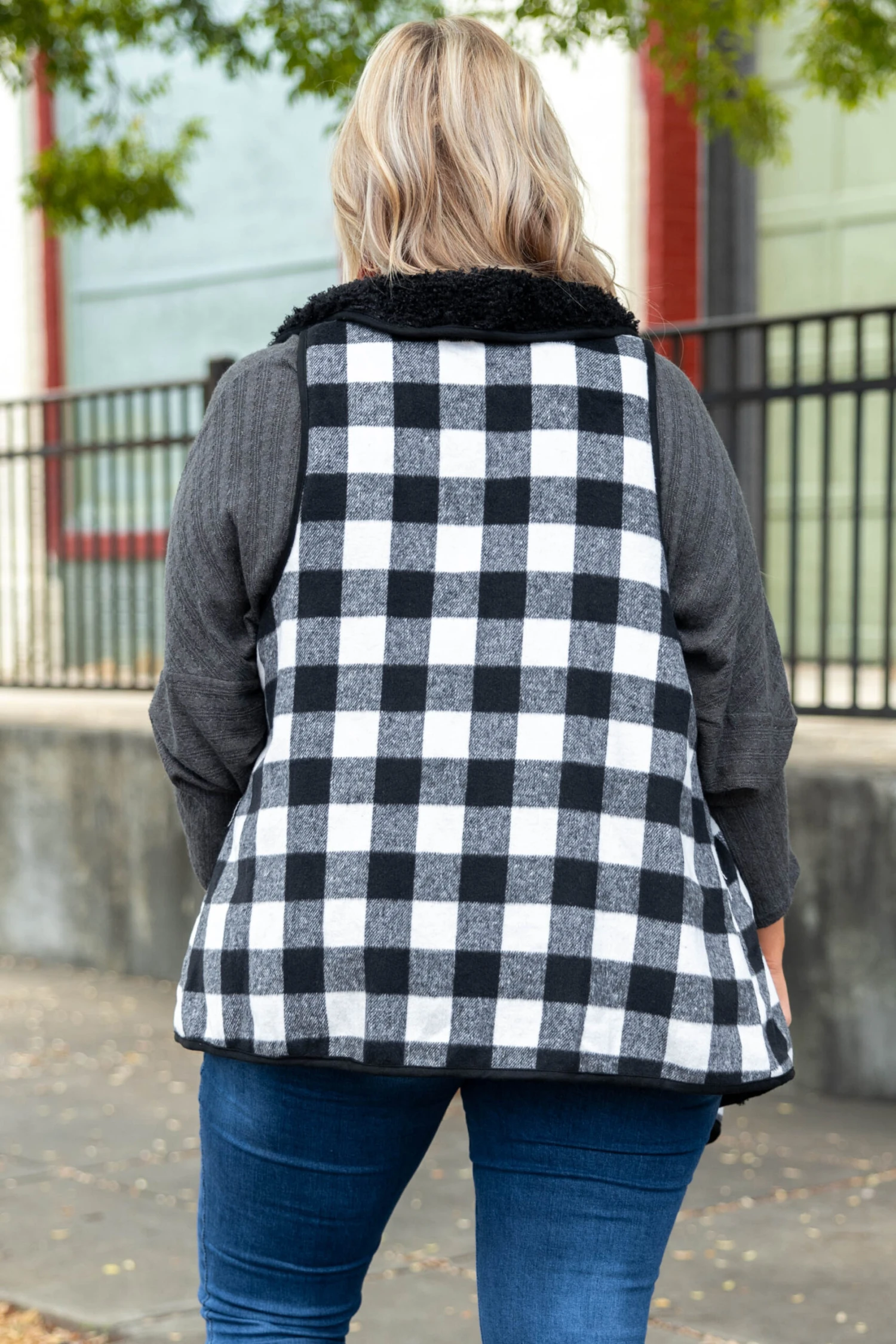 Blustery Night Vest, Black-Ivory 5 Blustery Night Vest, Black-Ivory - Image 5