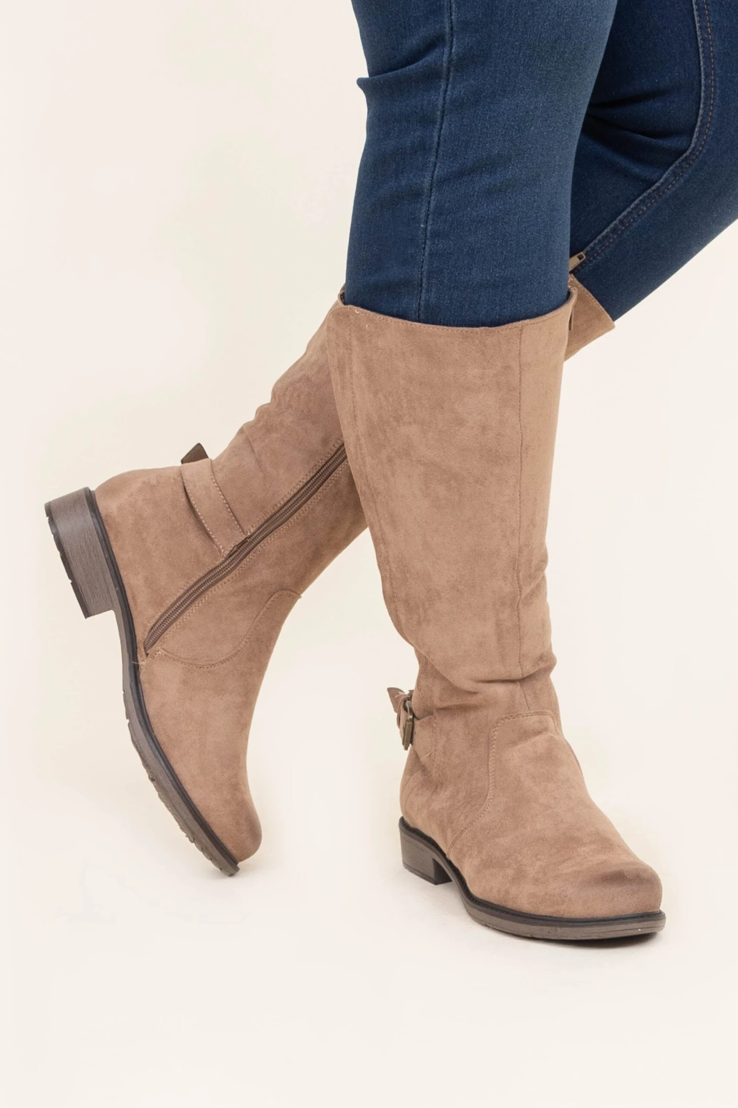 Bold Steps Boots, Taupe 1 Bold Steps Boots, Taupe