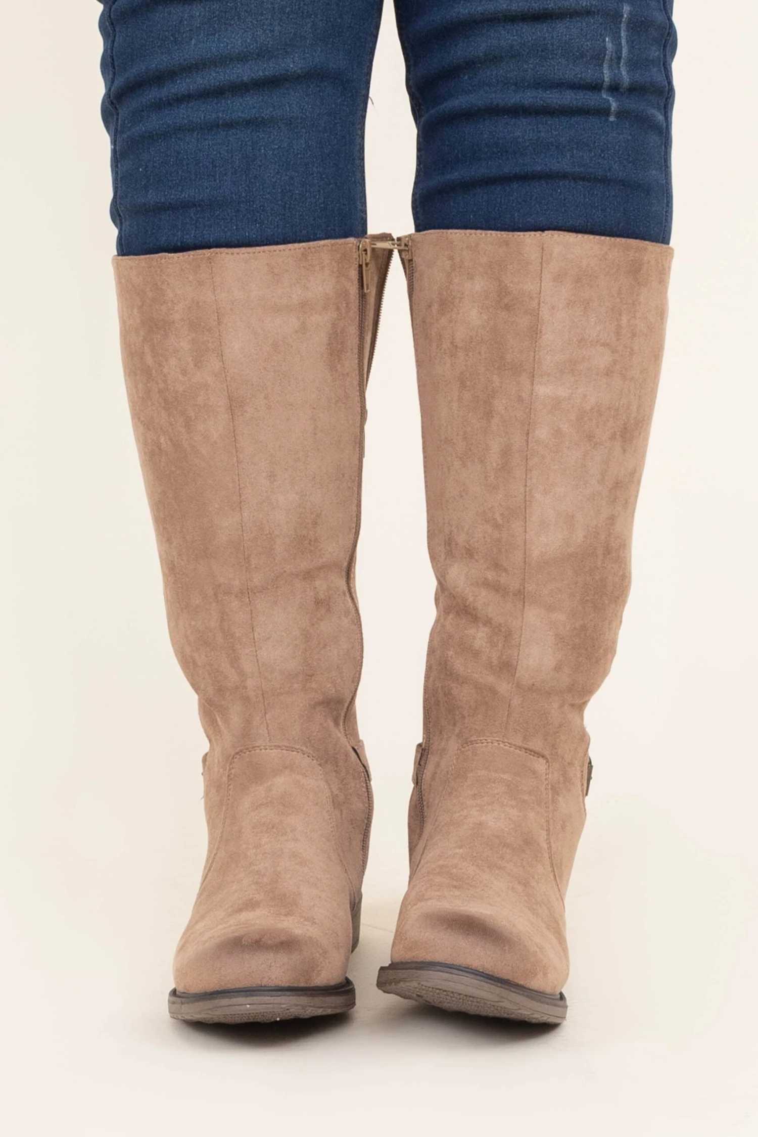 Bold Steps Boots, Taupe 4 Bold Steps Boots, Taupe - Image 4