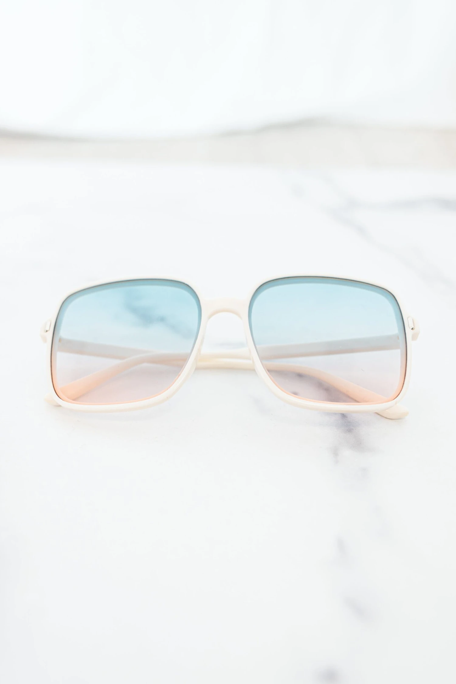 Here For The Vibes Sunglasses, White 1 Here For The Vibes Sunglasses, White