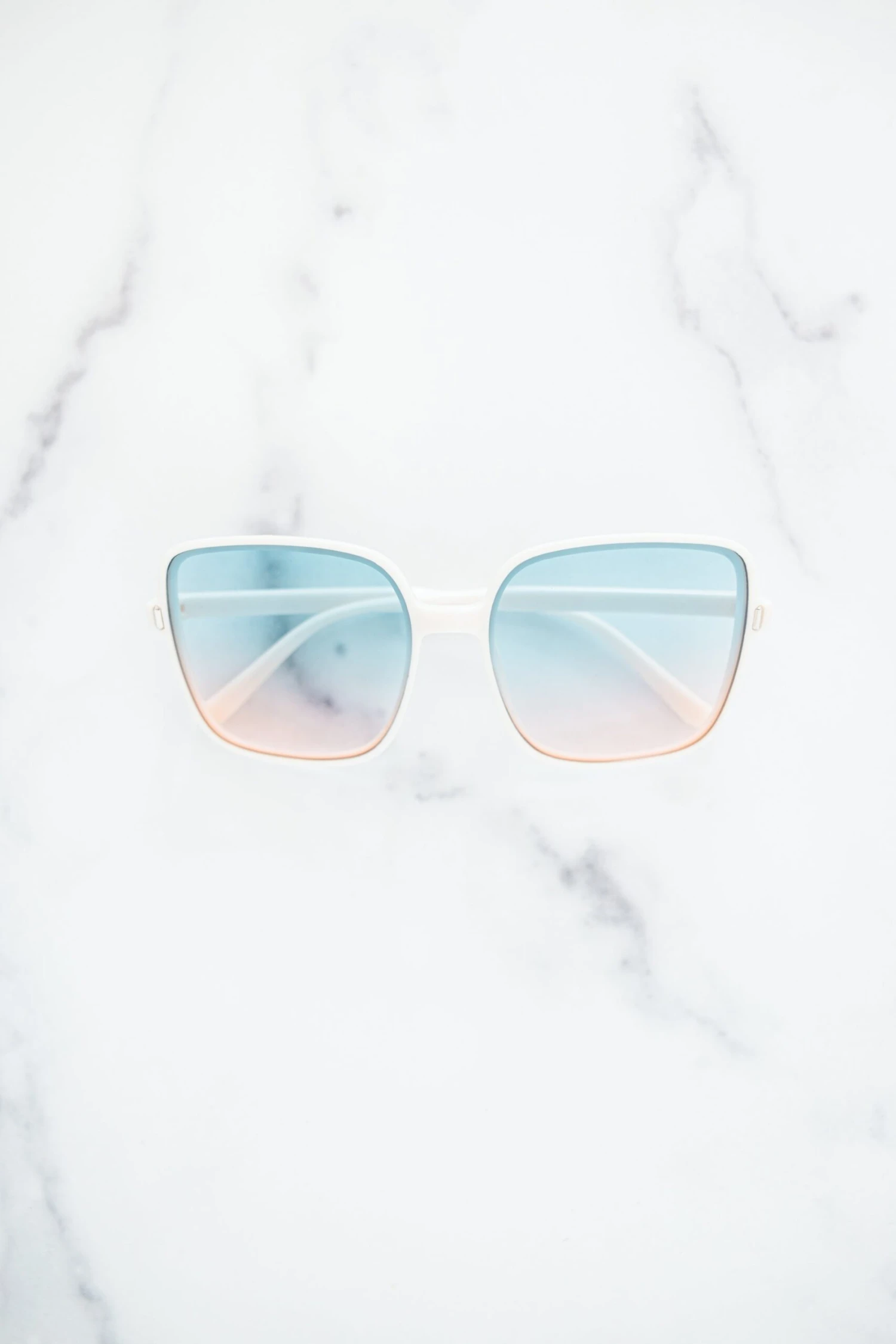 Here For The Vibes Sunglasses, White 2 Here For The Vibes Sunglasses, White - Image 2