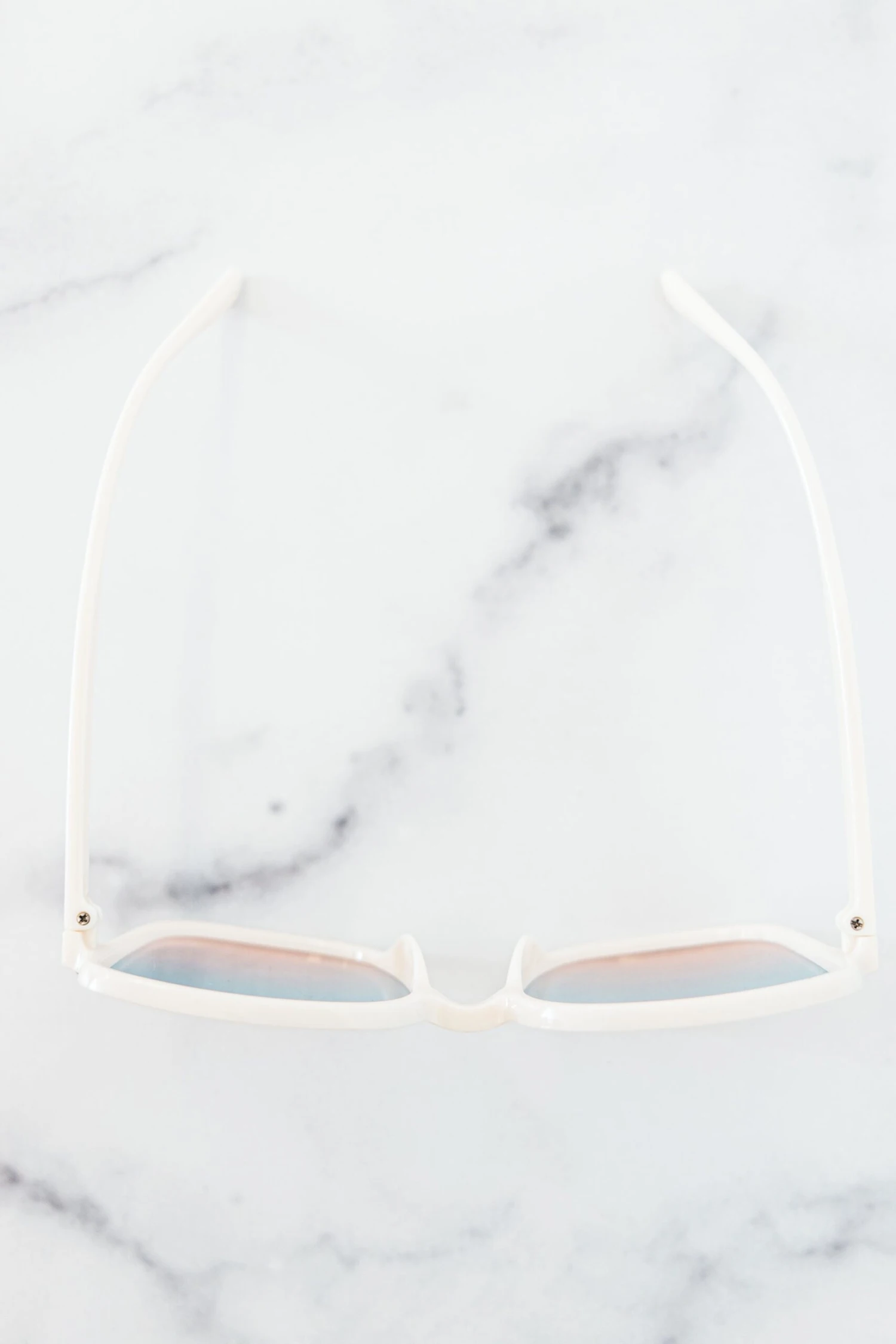 Here For The Vibes Sunglasses, White 3 Here For The Vibes Sunglasses, White - Image 3