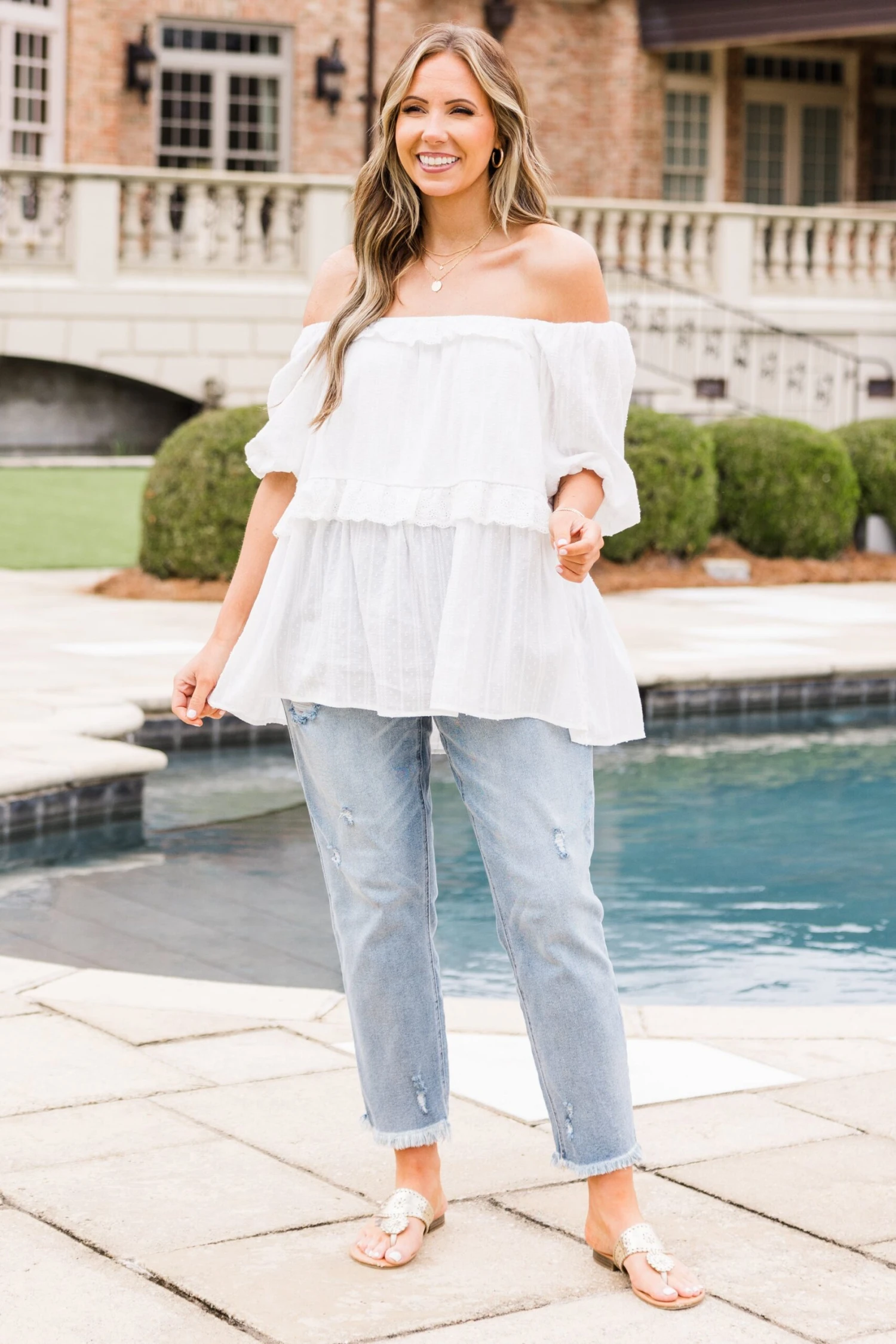 Brand New Chapter Top, Off-White 4 Brand New Chapter Top, Off-White - Image 4