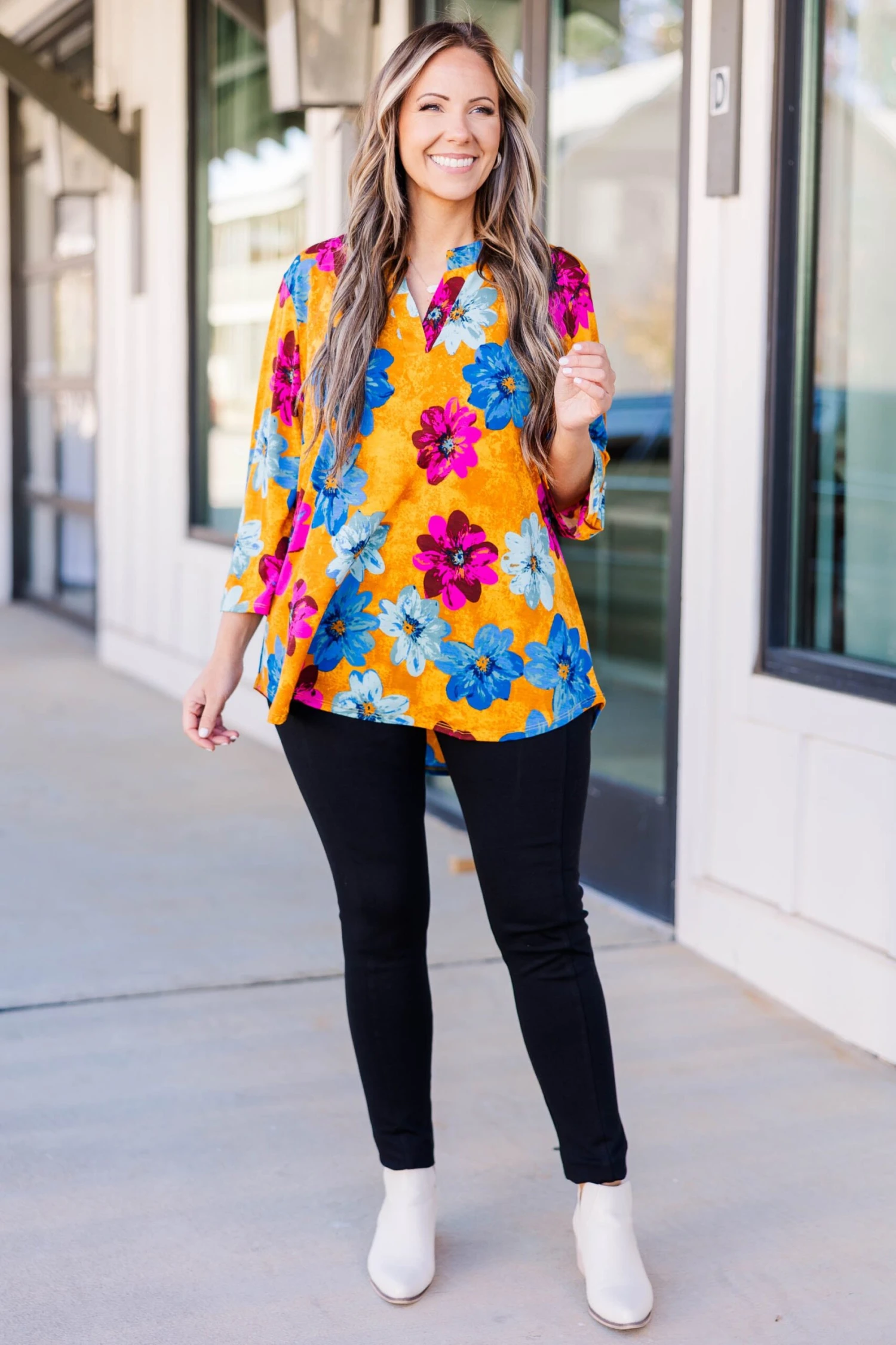 Bring Me Peace Top, Marigold 3 Bring Me Peace Top, Marigold - Image 3