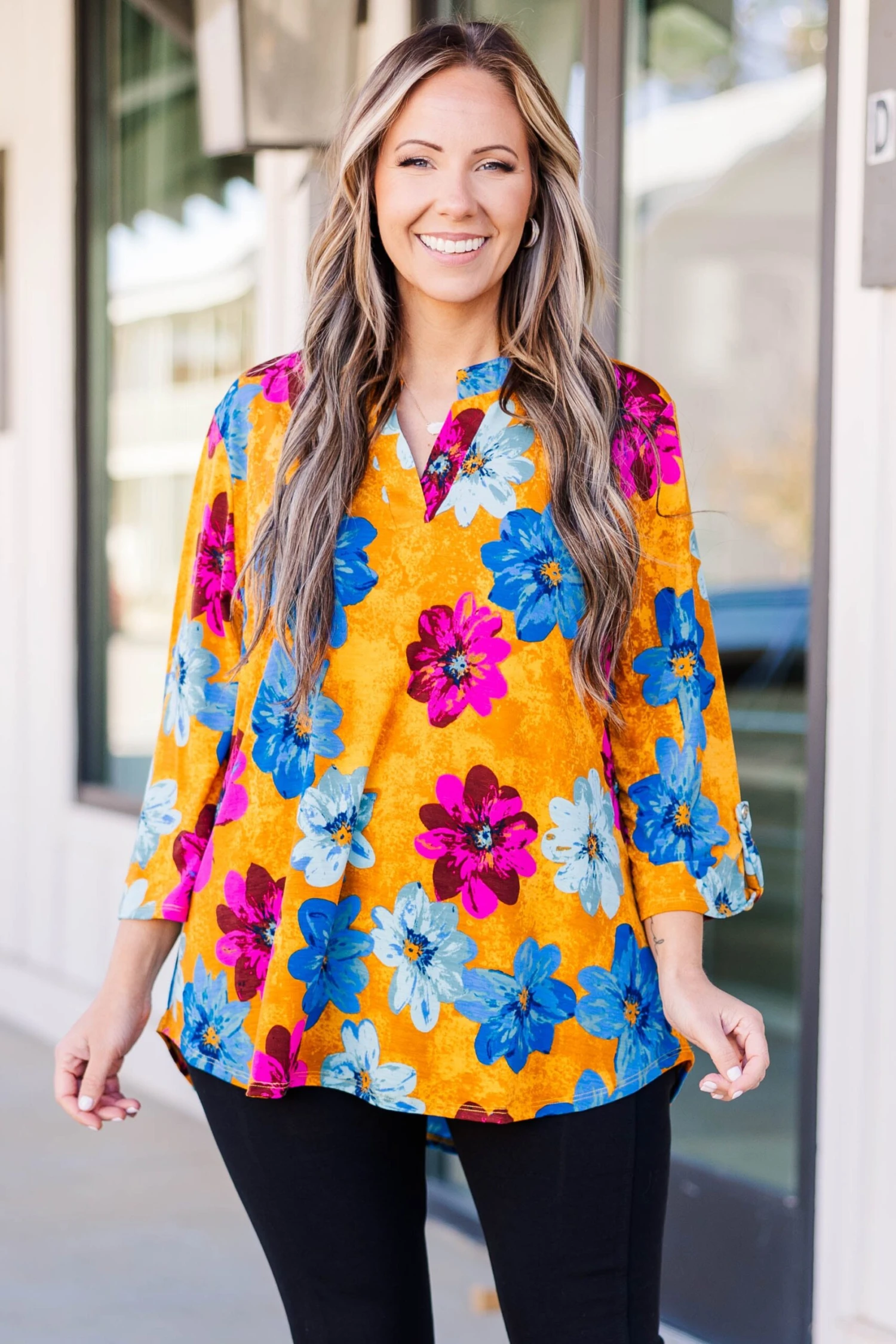 Bring Me Peace Top, Marigold 2 Bring Me Peace Top, Marigold - Image 2