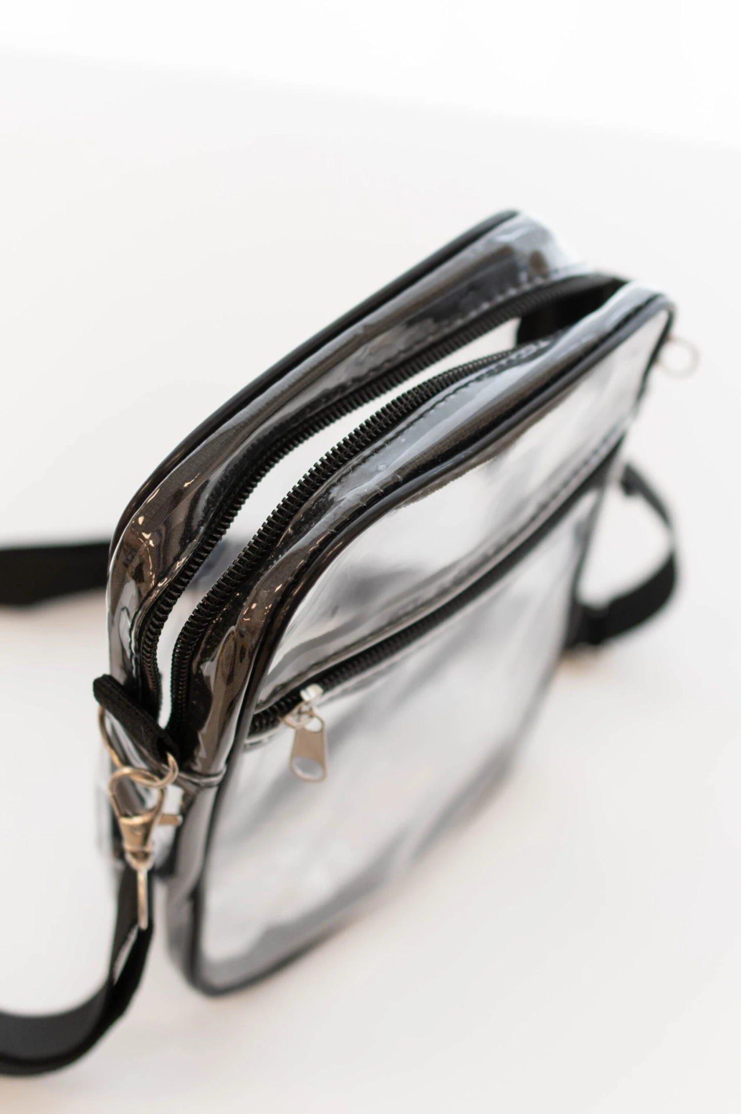 Bring The Essentials Clear Bag, Black 2 Bring The Essentials Clear Bag, Black - Image 2