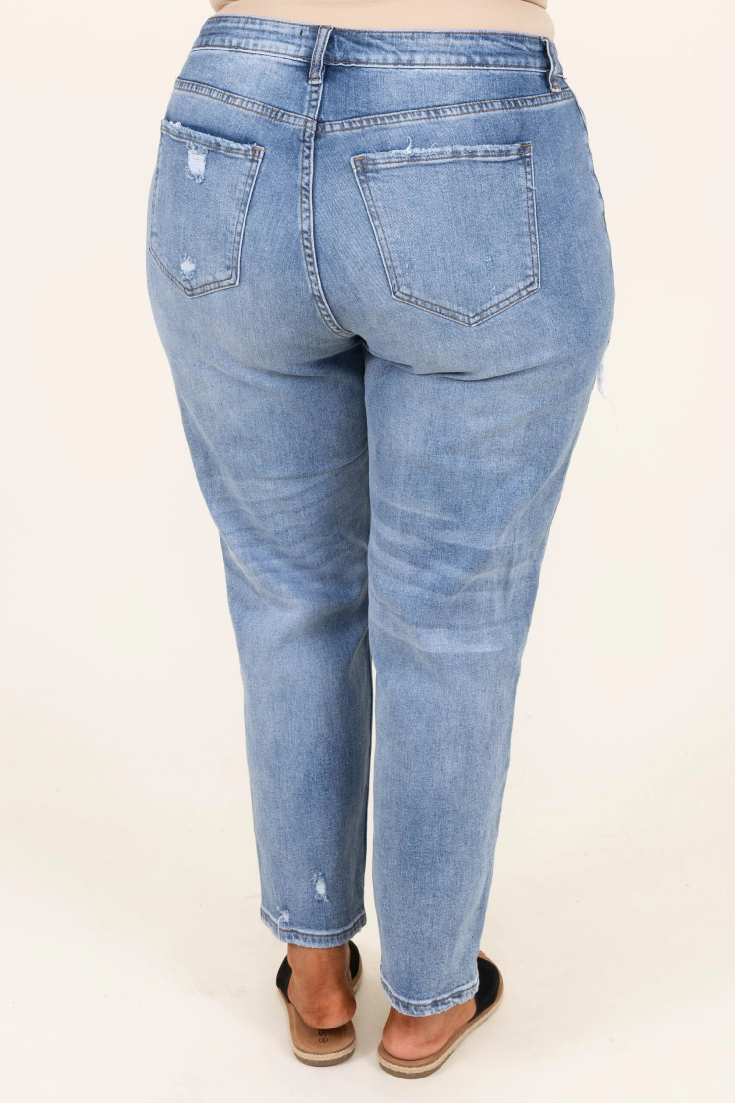 Broadway Girls Boyfriend Jeans, Medium Wash 5 Broadway Girls Boyfriend Jeans, Medium Wash - Image 5