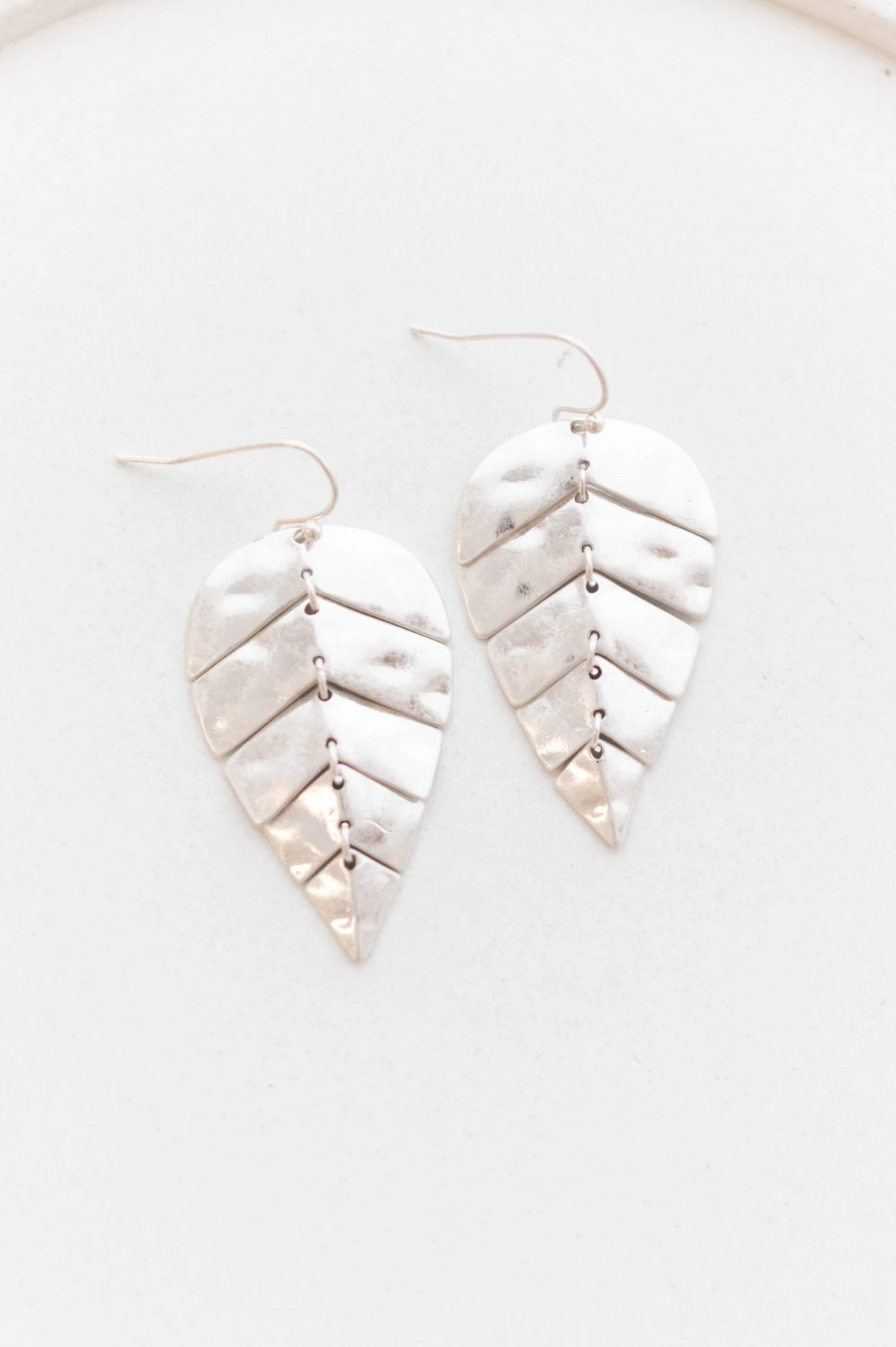 By The Palms Earrings, Silver 1 By The Palms Earrings, Silver