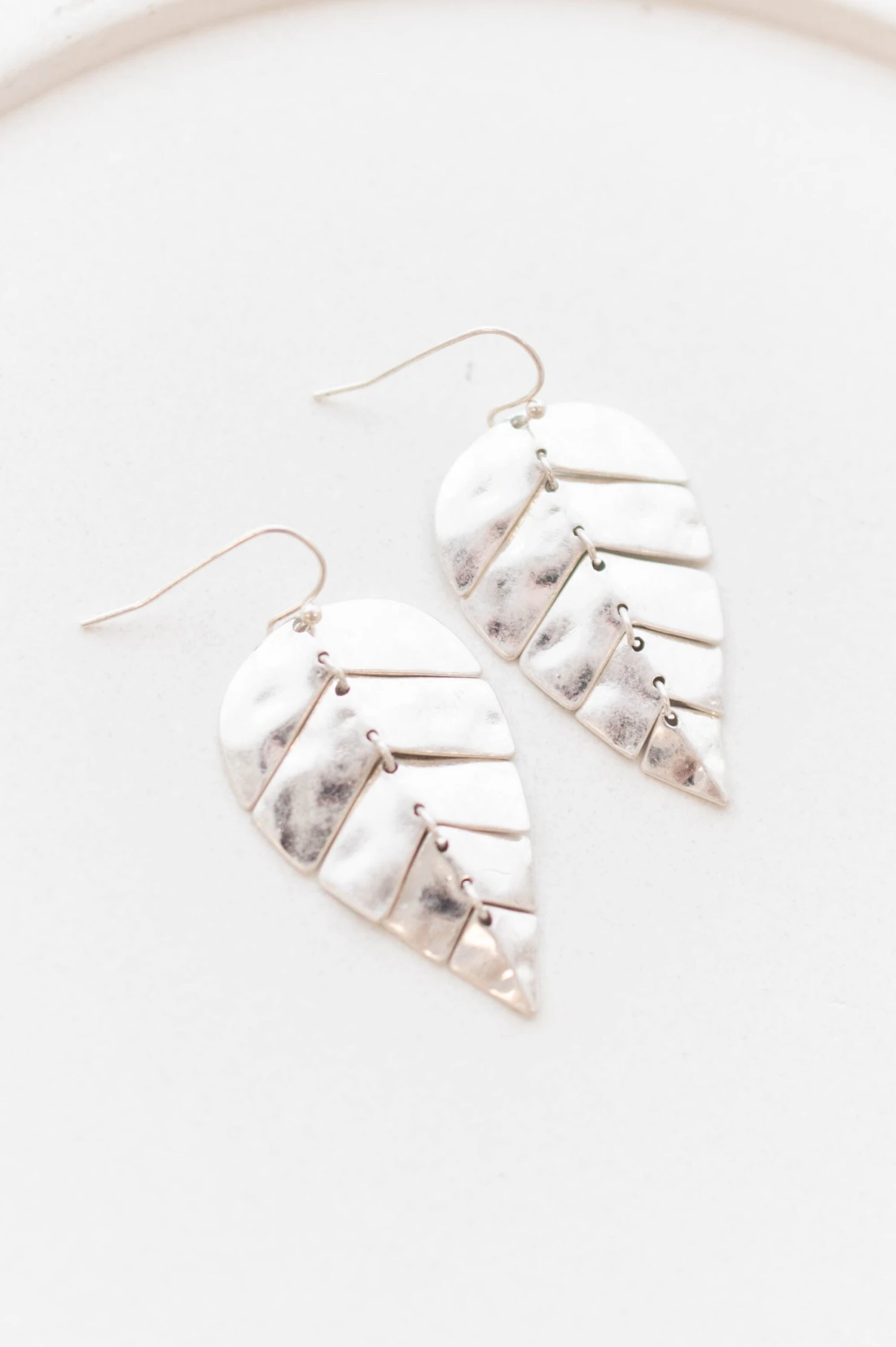 By The Palms Earrings, Silver 2 By The Palms Earrings, Silver - Image 2