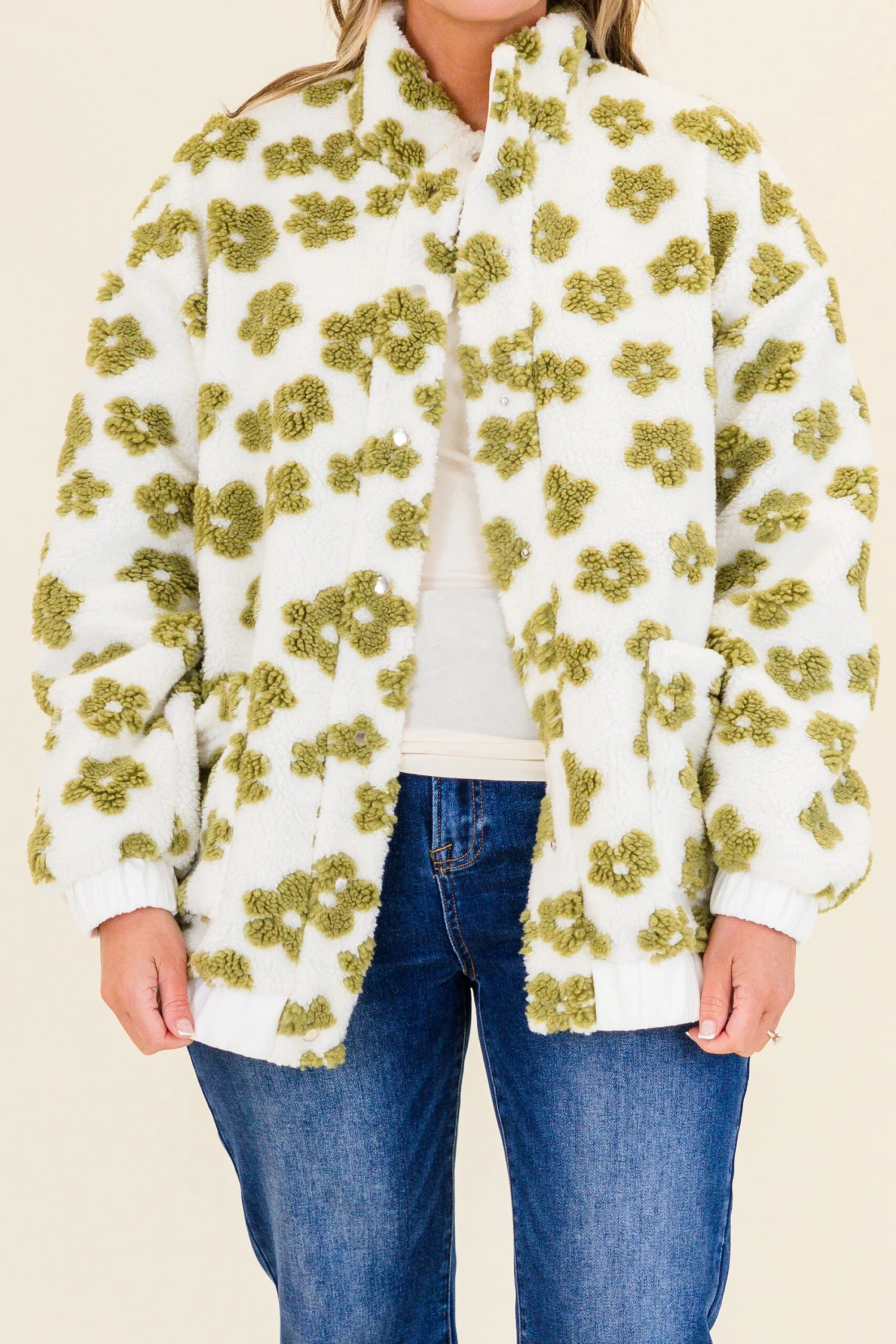 Cafe Conversations Jacket, Green 5 Cafe Conversations Jacket, Green - Image 5