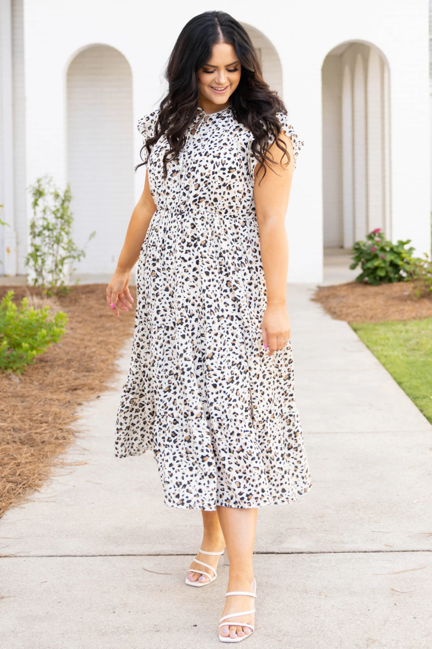 Can I Tell You Dress, White 3 Can I Tell You Dress, White - Image 3