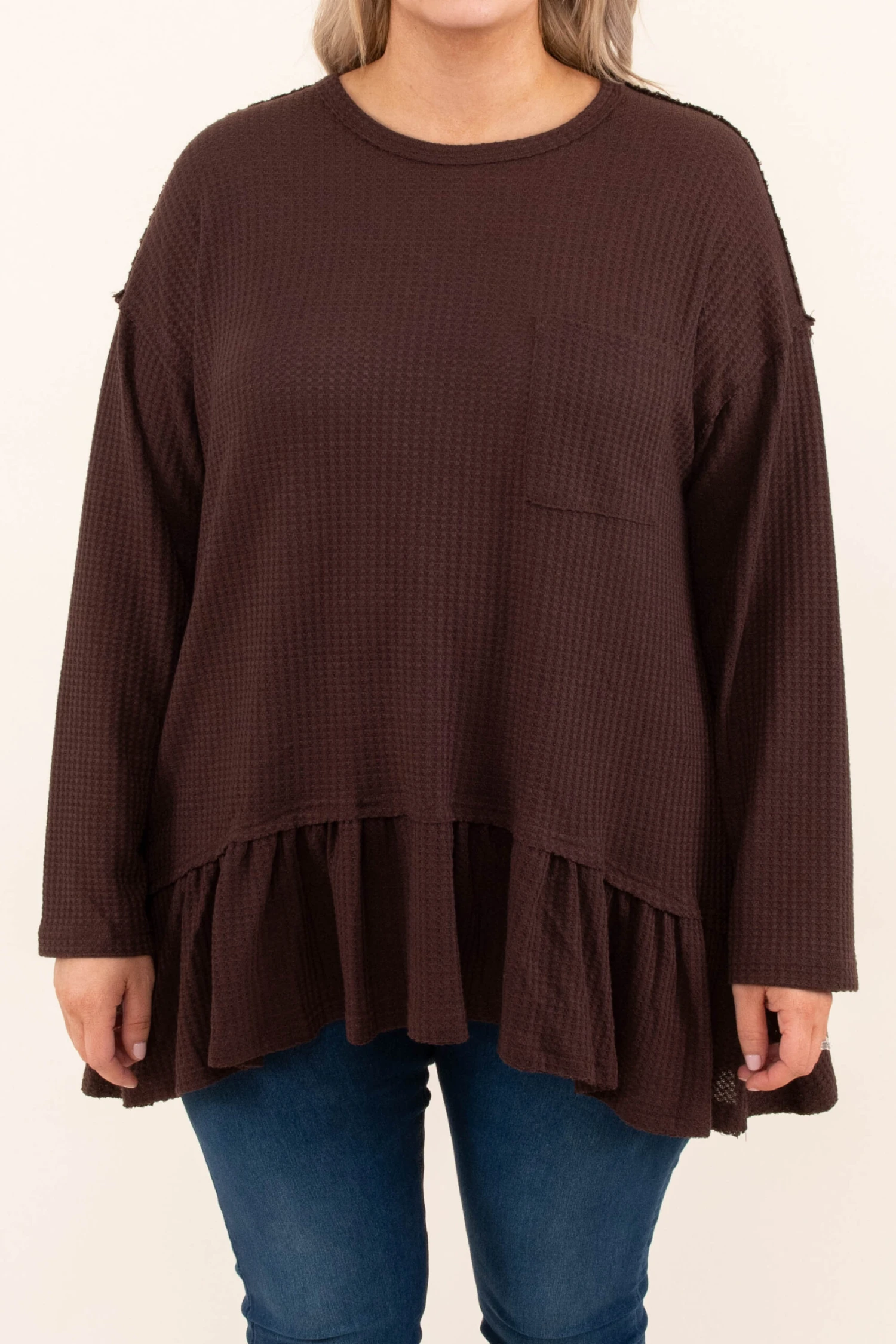 Can We Have Fun Tunic, Chocolate 4 Can We Have Fun Tunic, Chocolate - Image 4