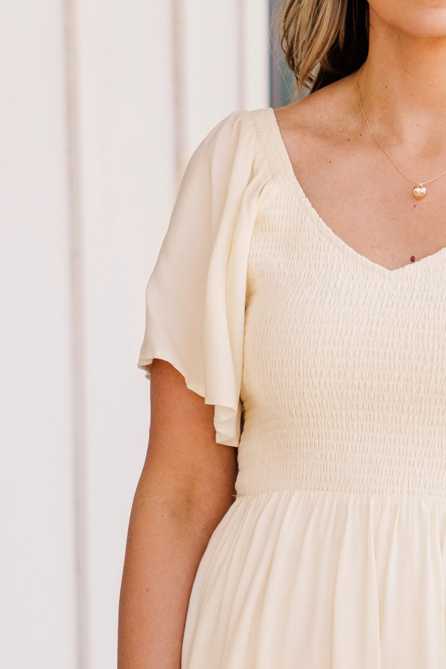 Can't Be Outdone Dress, Cream 4 Can't Be Outdone Dress, Cream - Image 4