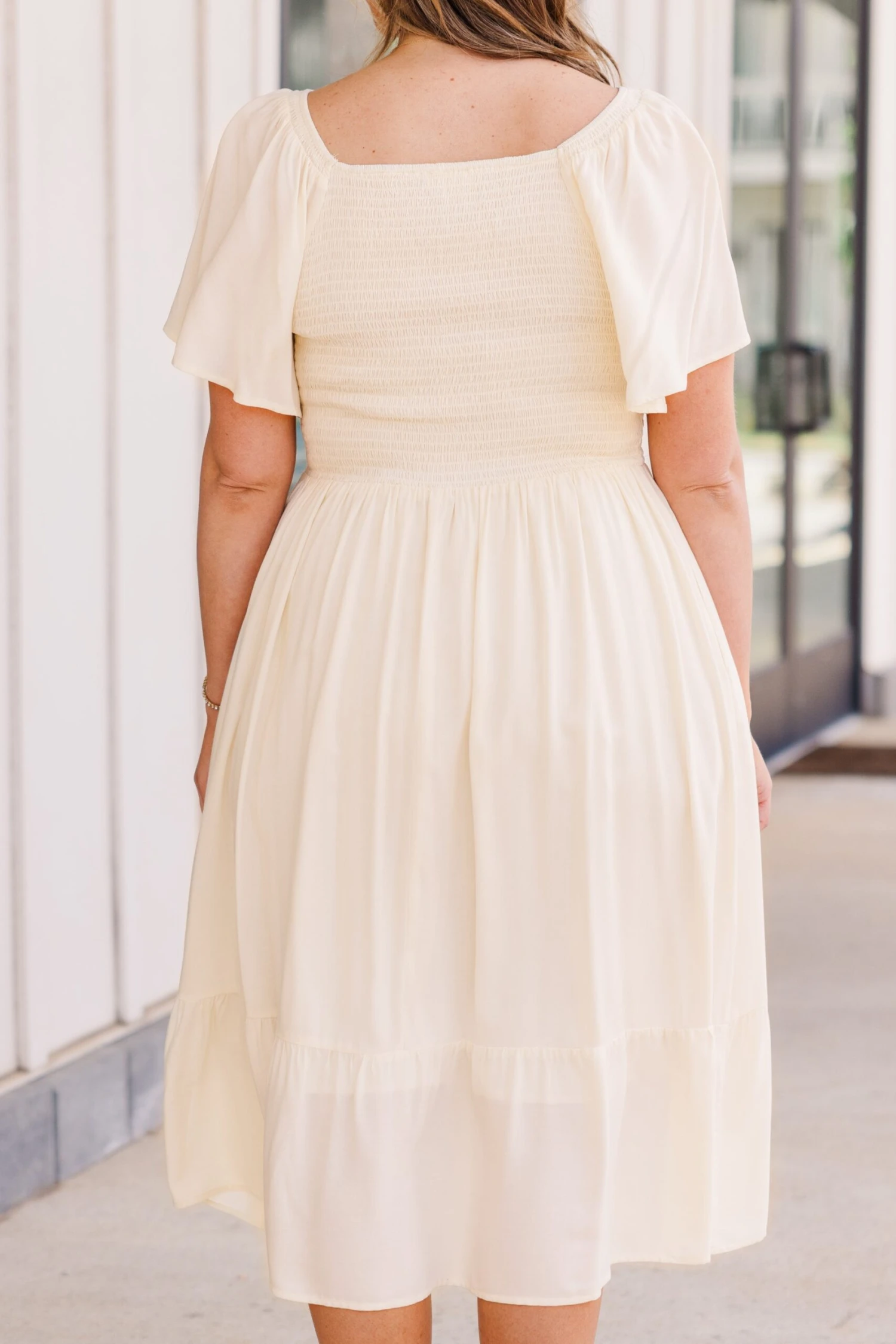 Can't Be Outdone Dress, Cream 6 Can't Be Outdone Dress, Cream - Image 6