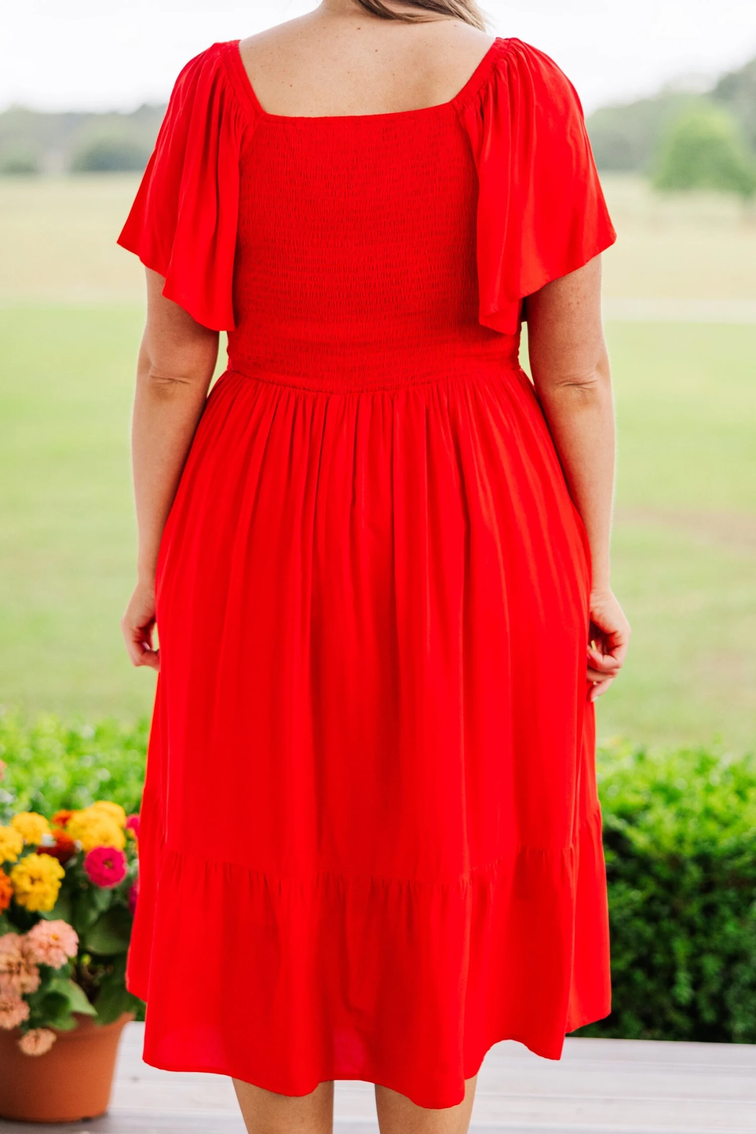 Can't Be Outdone Dress, Red 7 Can't Be Outdone Dress, Red - Image 7