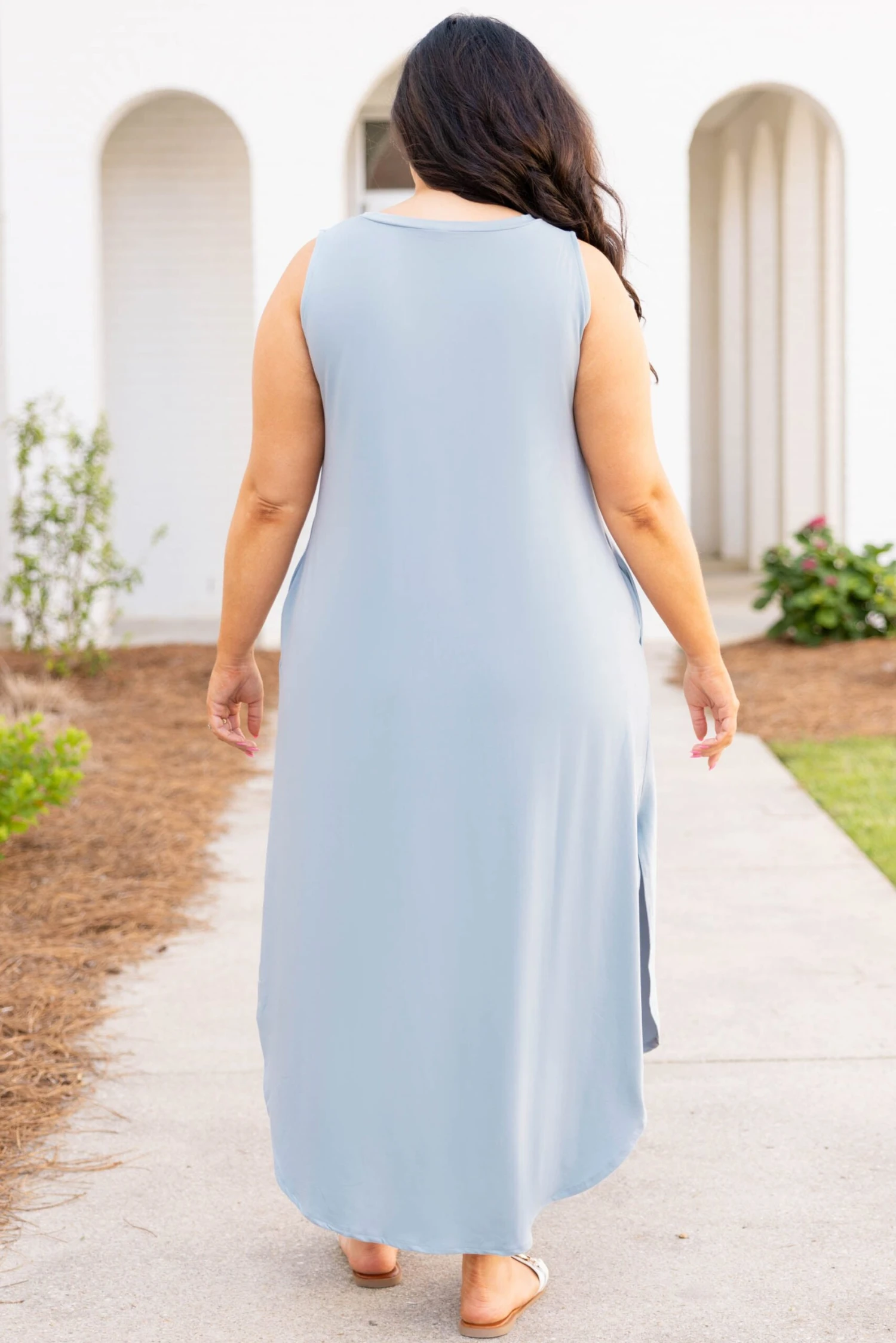 Cannot Imagine Maxi Dress, Ash Blue 5 Cannot Imagine Maxi Dress, Ash Blue - Image 5