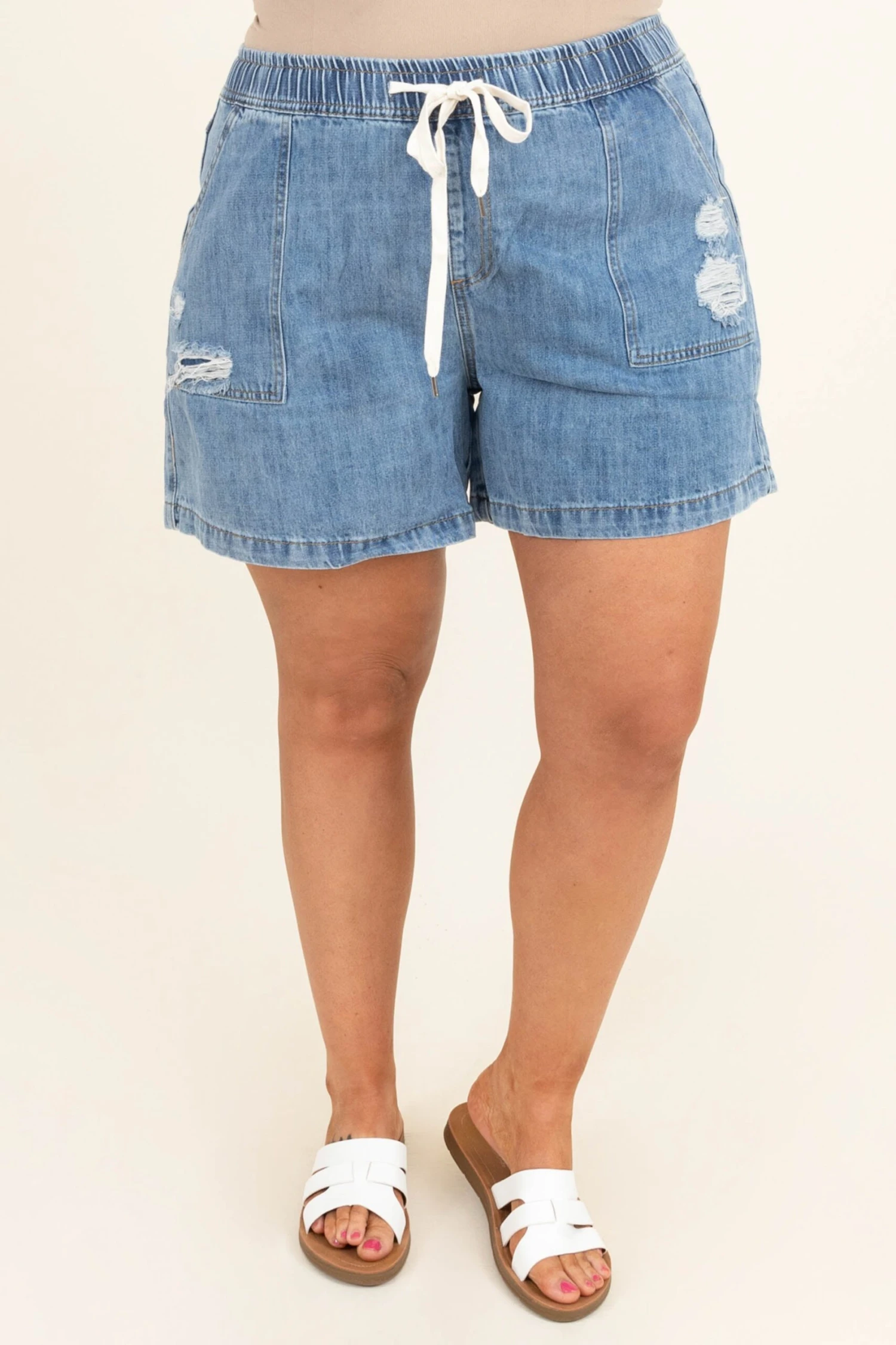 Catch The Tide Shorts, Denim Blue 1 Catch The Tide Shorts, Denim Blue