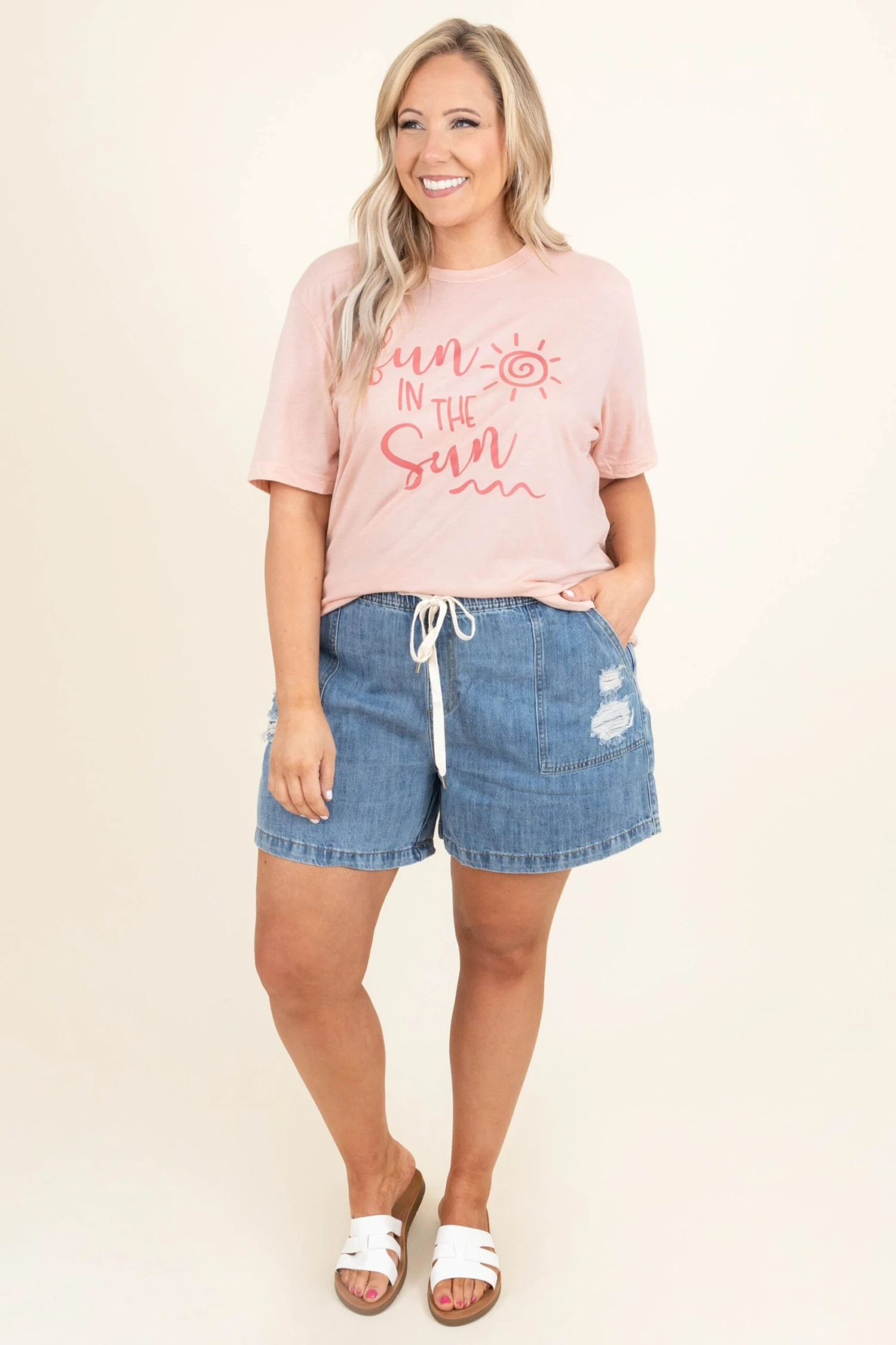 Catch The Tide Shorts, Denim Blue 4 Catch The Tide Shorts, Denim Blue - Image 4