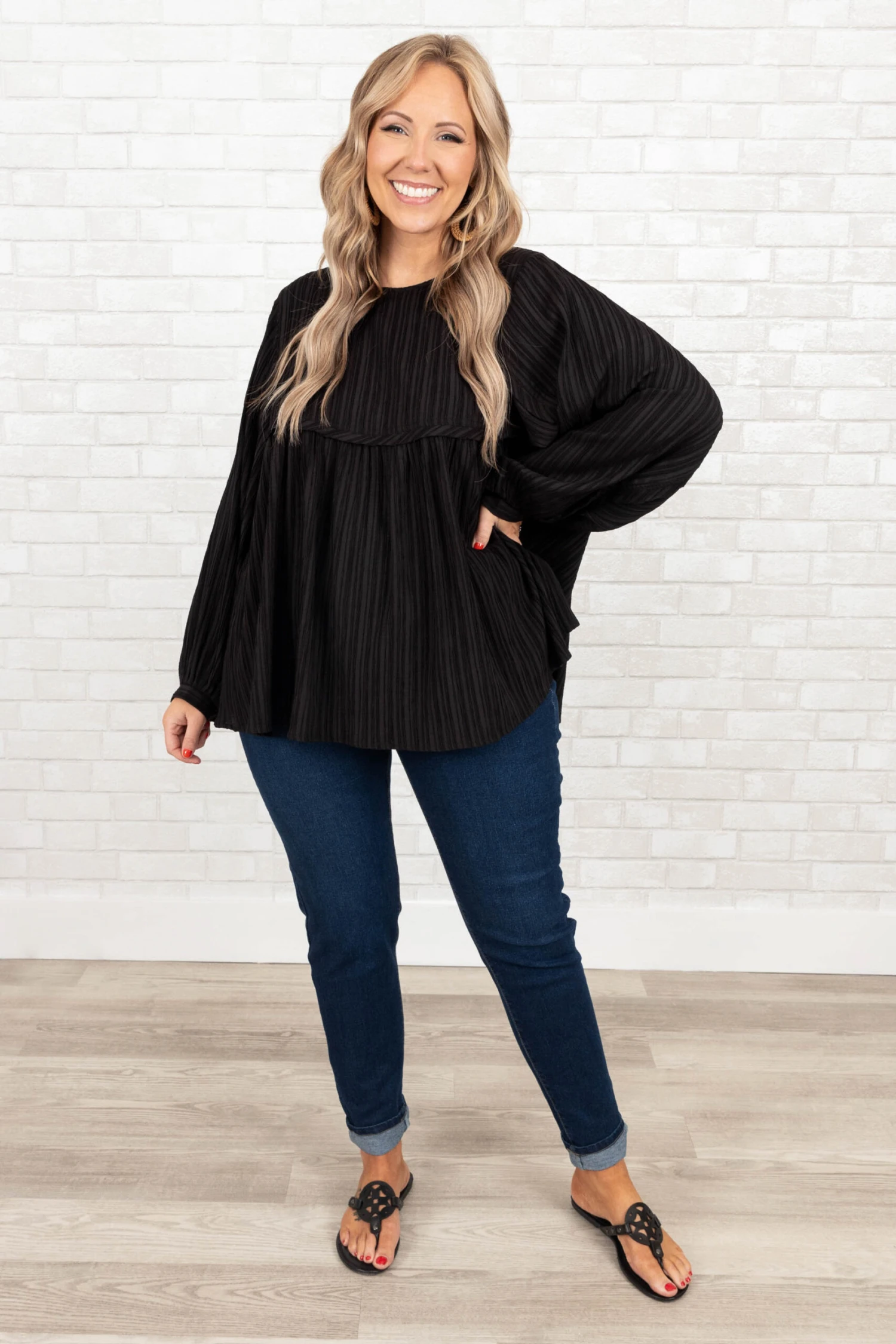 Change Can Be Good Top, Black 3 Change Can Be Good Top, Black - Image 3