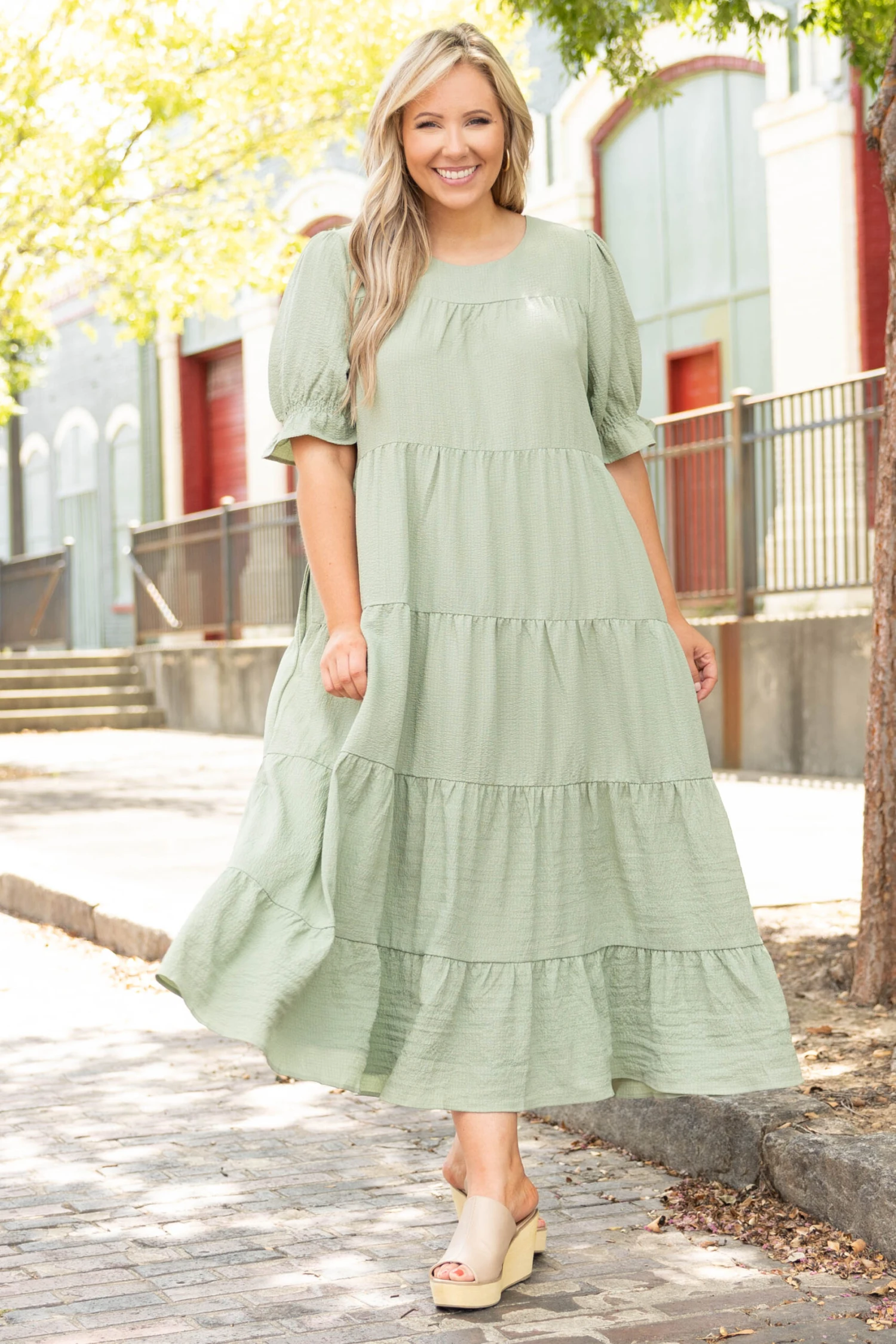 Change Your Tune Dress, Sage 3 Change Your Tune Dress, Sage - Image 3