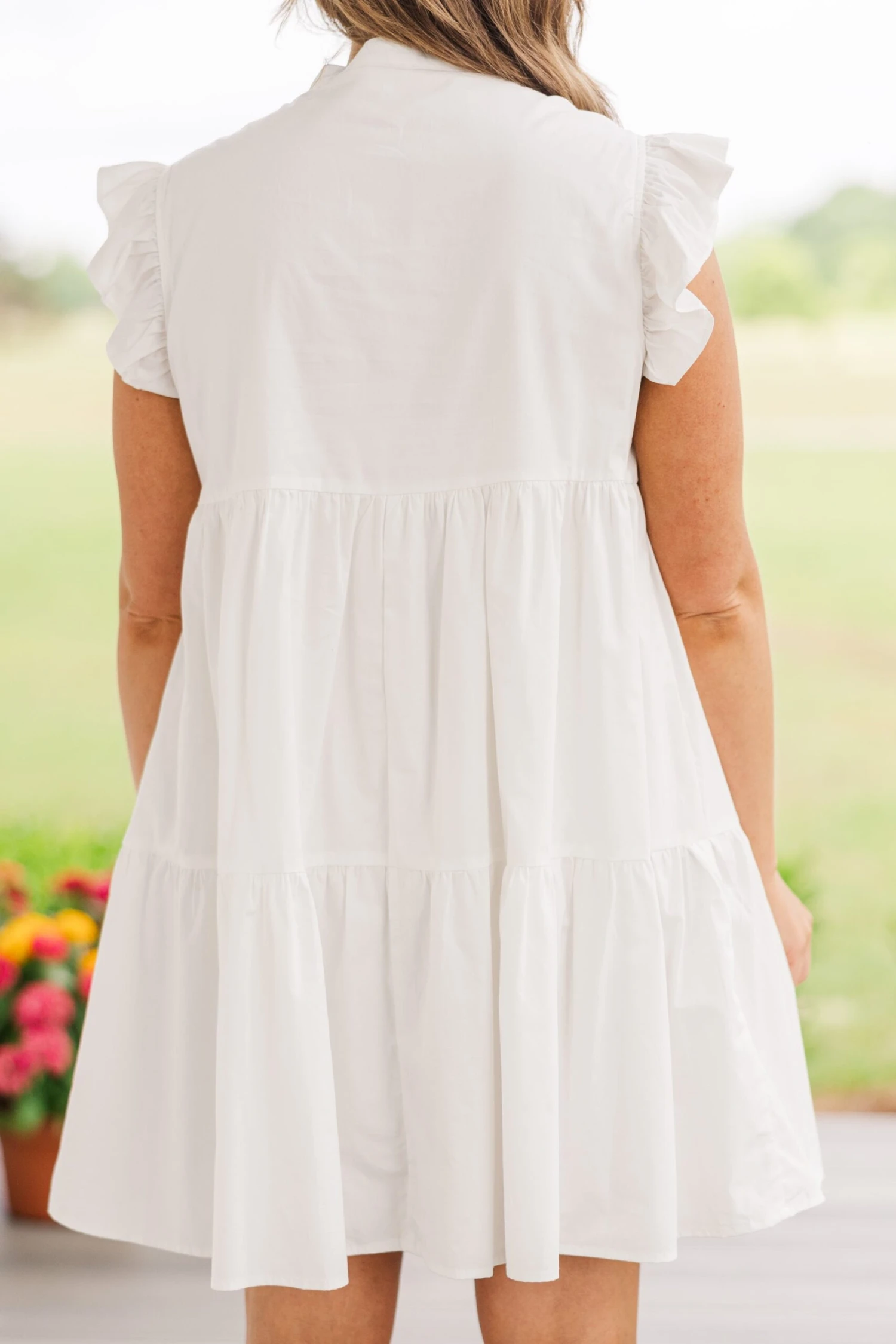 Charmingly Cute Dress, White 7 Charmingly Cute Dress, White - Image 7