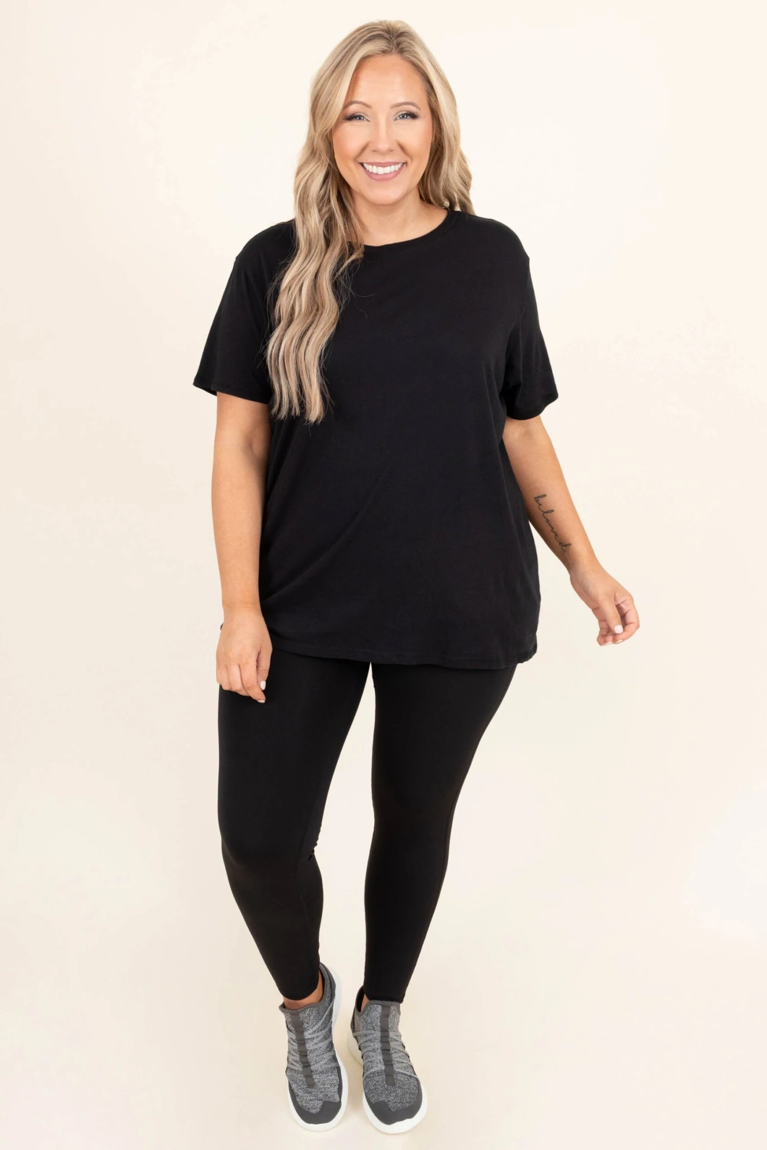 Chasing Goals Leggings, Black 2 Chasing Goals Leggings, Black - Image 2