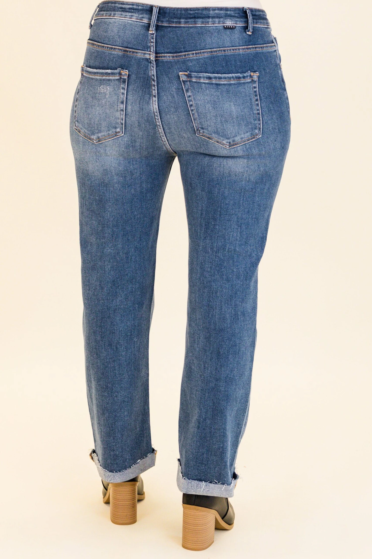 Check The Time Jeans, Dark Wash 6 Check The Time Jeans, Dark Wash - Image 6