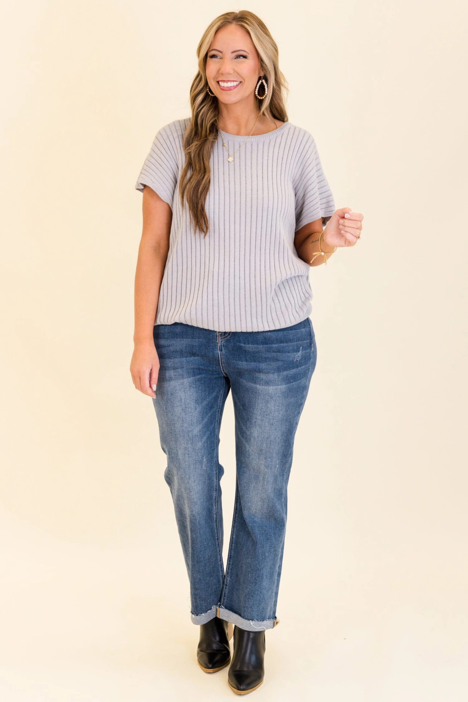 Check The Time Jeans, Dark Wash 5 Check The Time Jeans, Dark Wash - Image 5