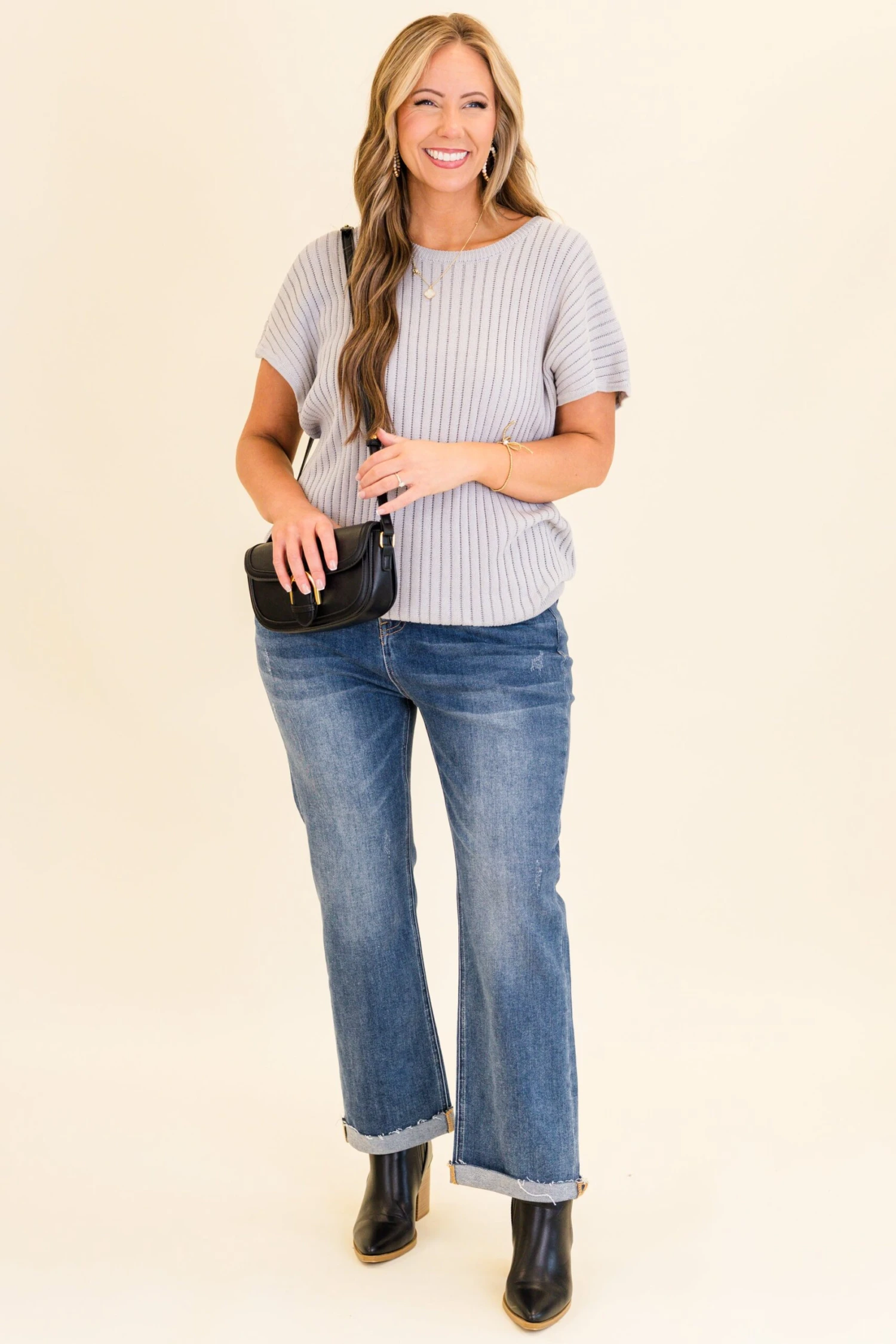 Check The Time Jeans, Dark Wash 7 Check The Time Jeans, Dark Wash - Image 7