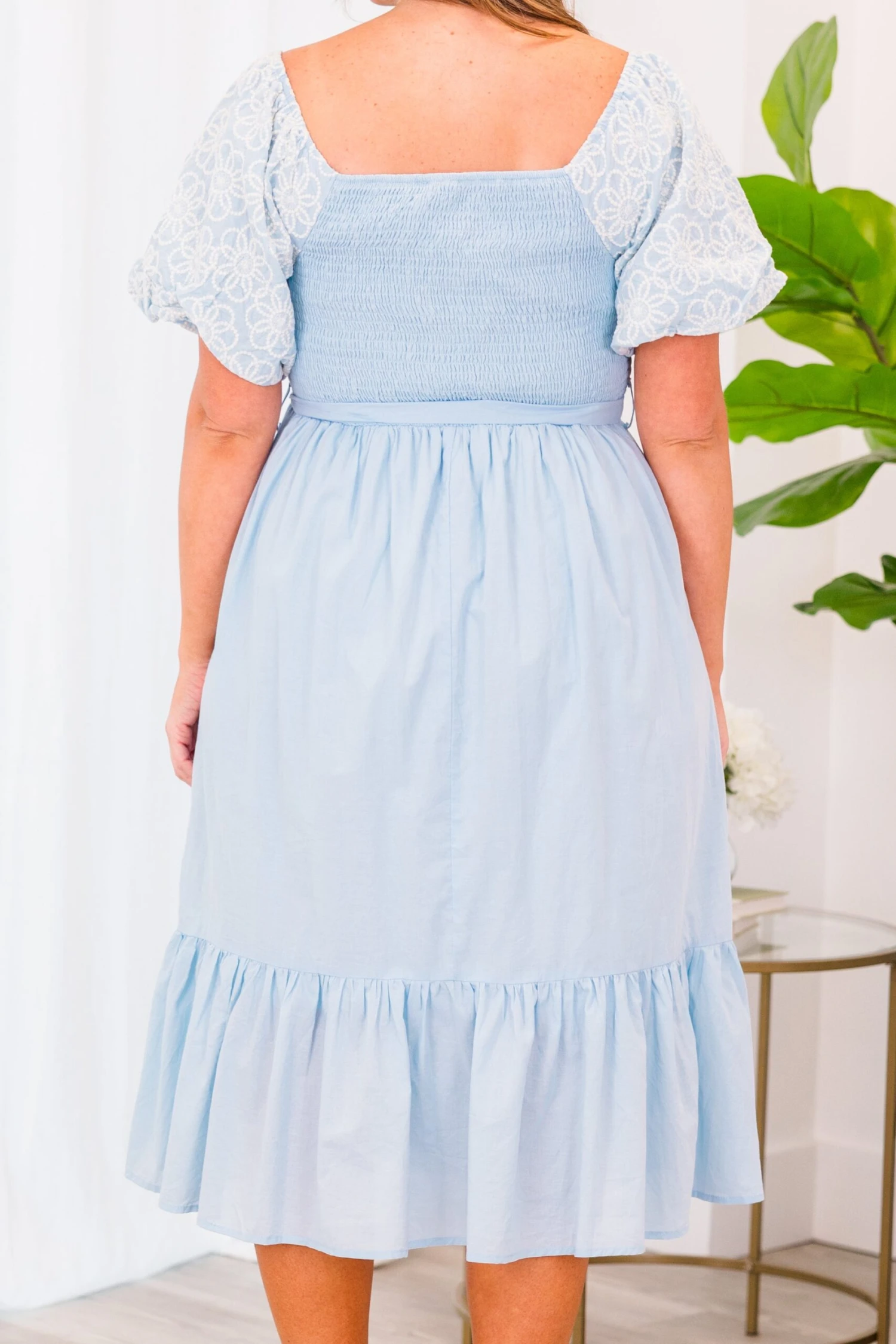 Cherished Moment Dress, Light Blue 7 Cherished Moment Dress, Light Blue - Image 7