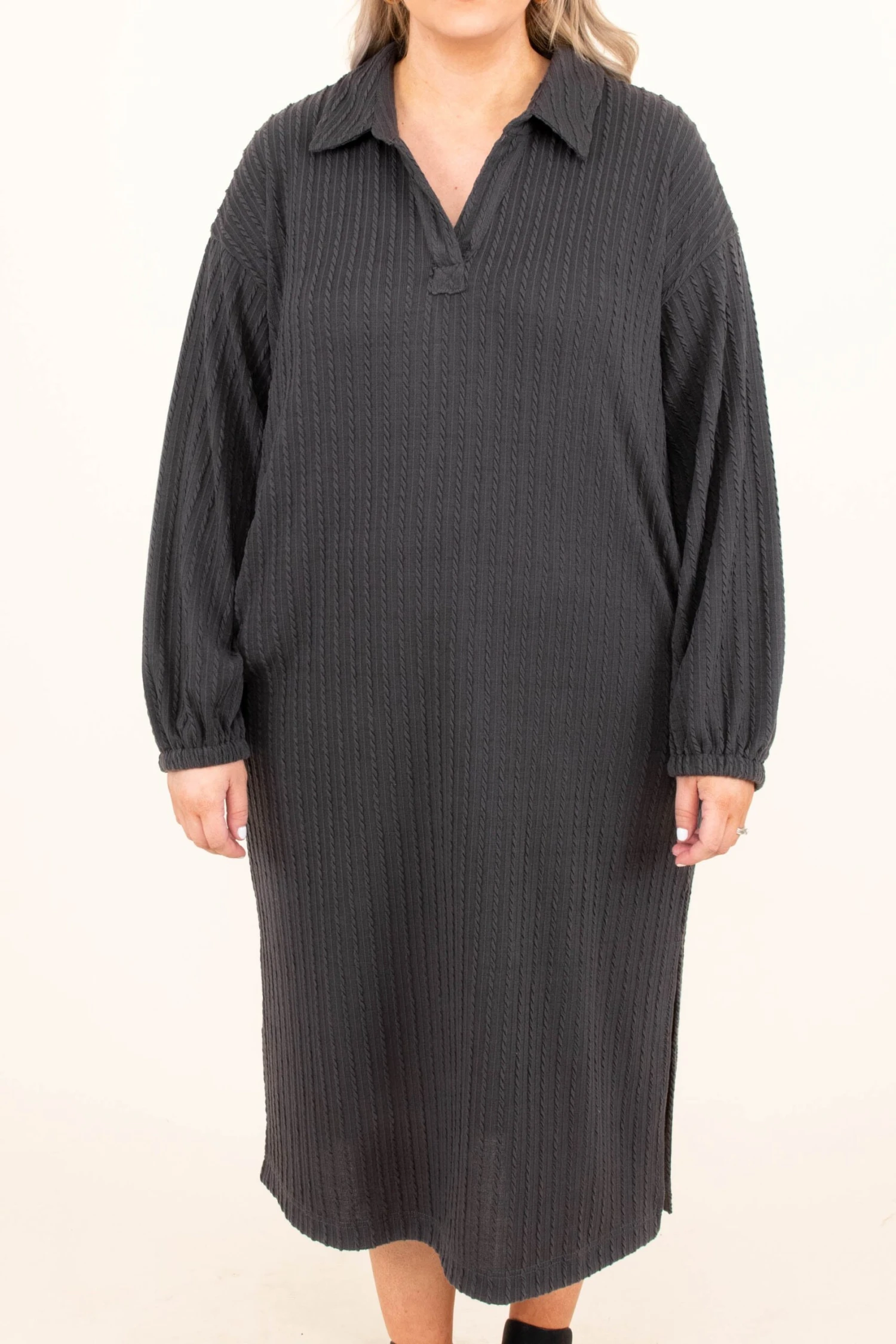 Chill Angel Dress, Charcoal 4 Chill Angel Dress, Charcoal - Image 4