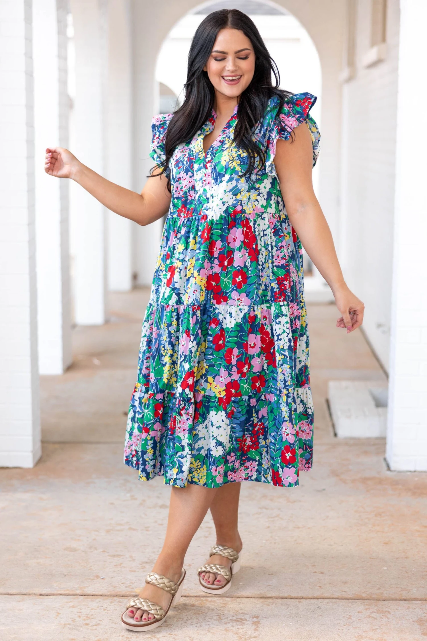 Choose To Shine Dress, Navy 3 Choose To Shine Dress, Navy - Image 3