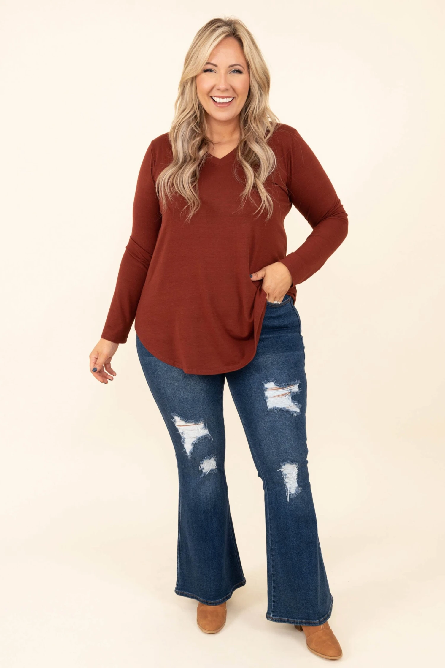 Come And Go Jeans, Dark Wash 4 Come And Go Jeans, Dark Wash - Image 4