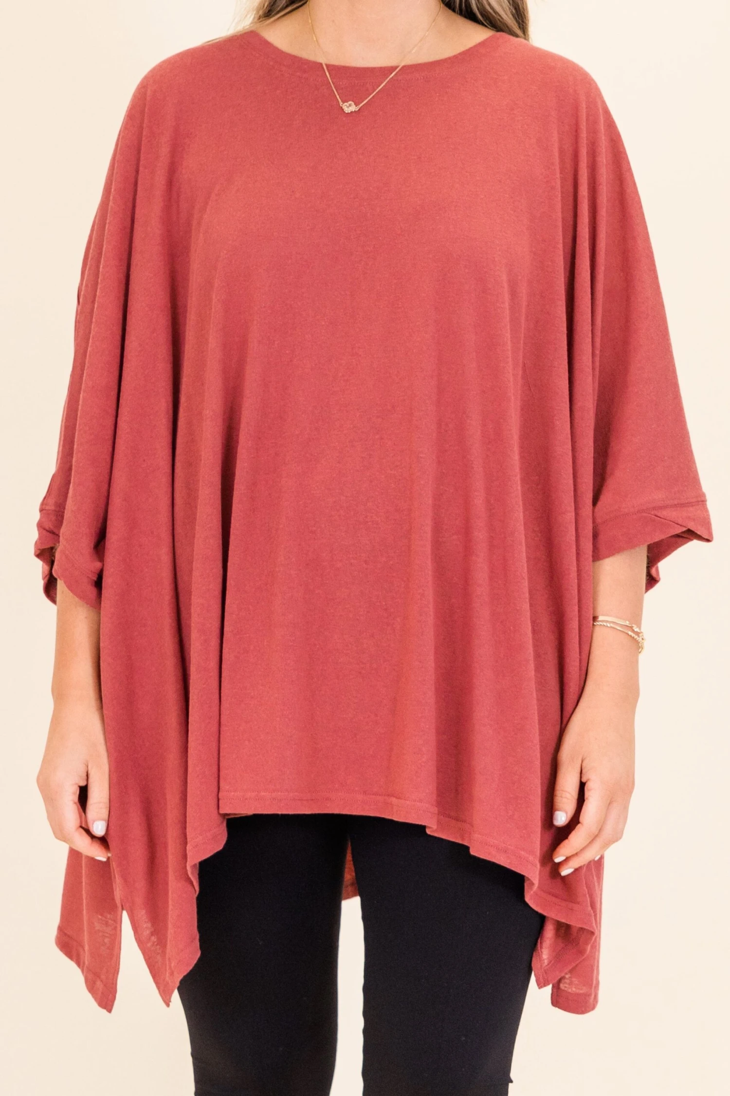 Comparing The Two Tunic, Burgundy 4 Comparing The Two Tunic, Burgundy - Image 4